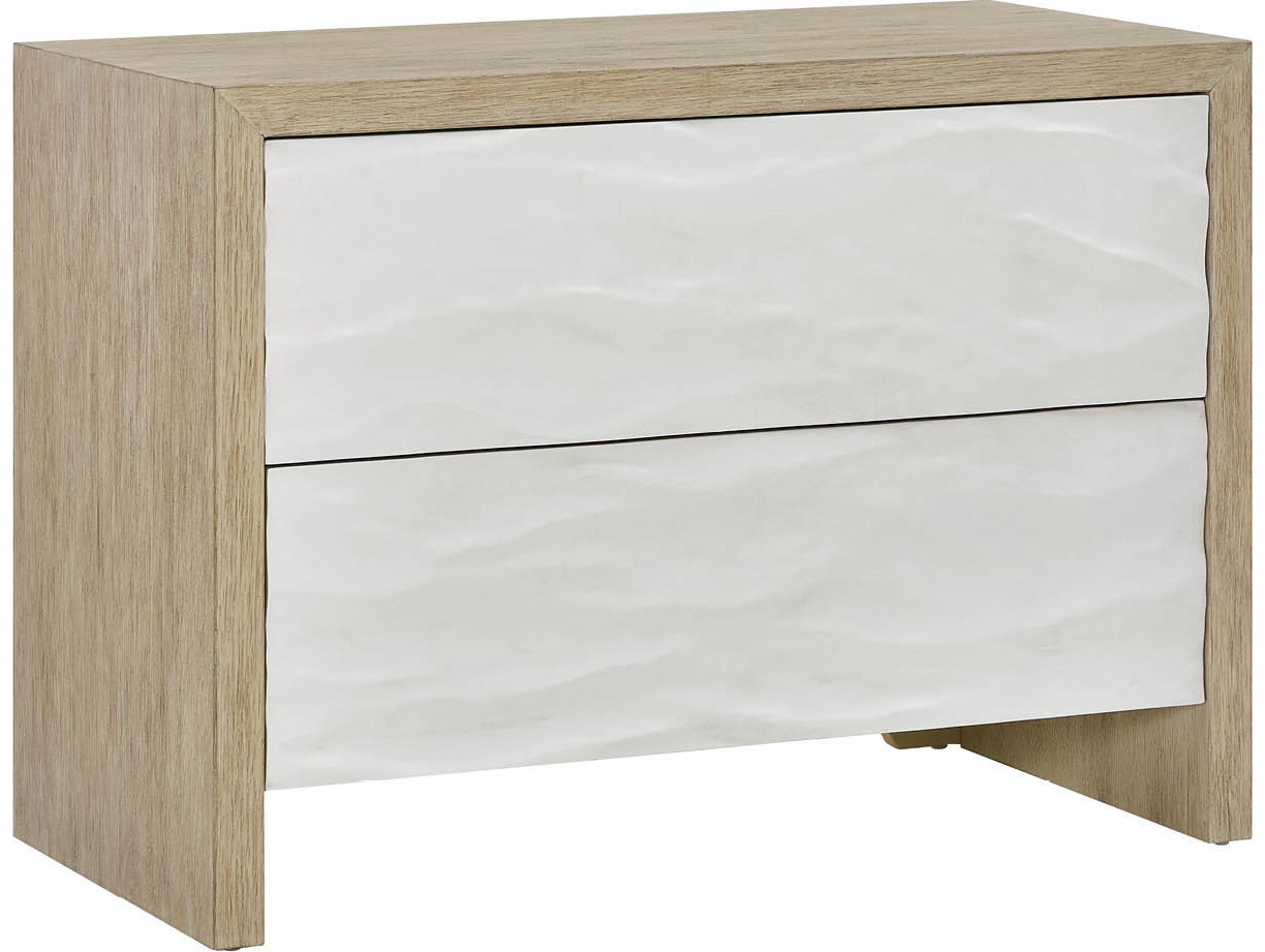 Coastal Living Home Oasis Dockside Natural Tan Oak And White Wood Accent Chest