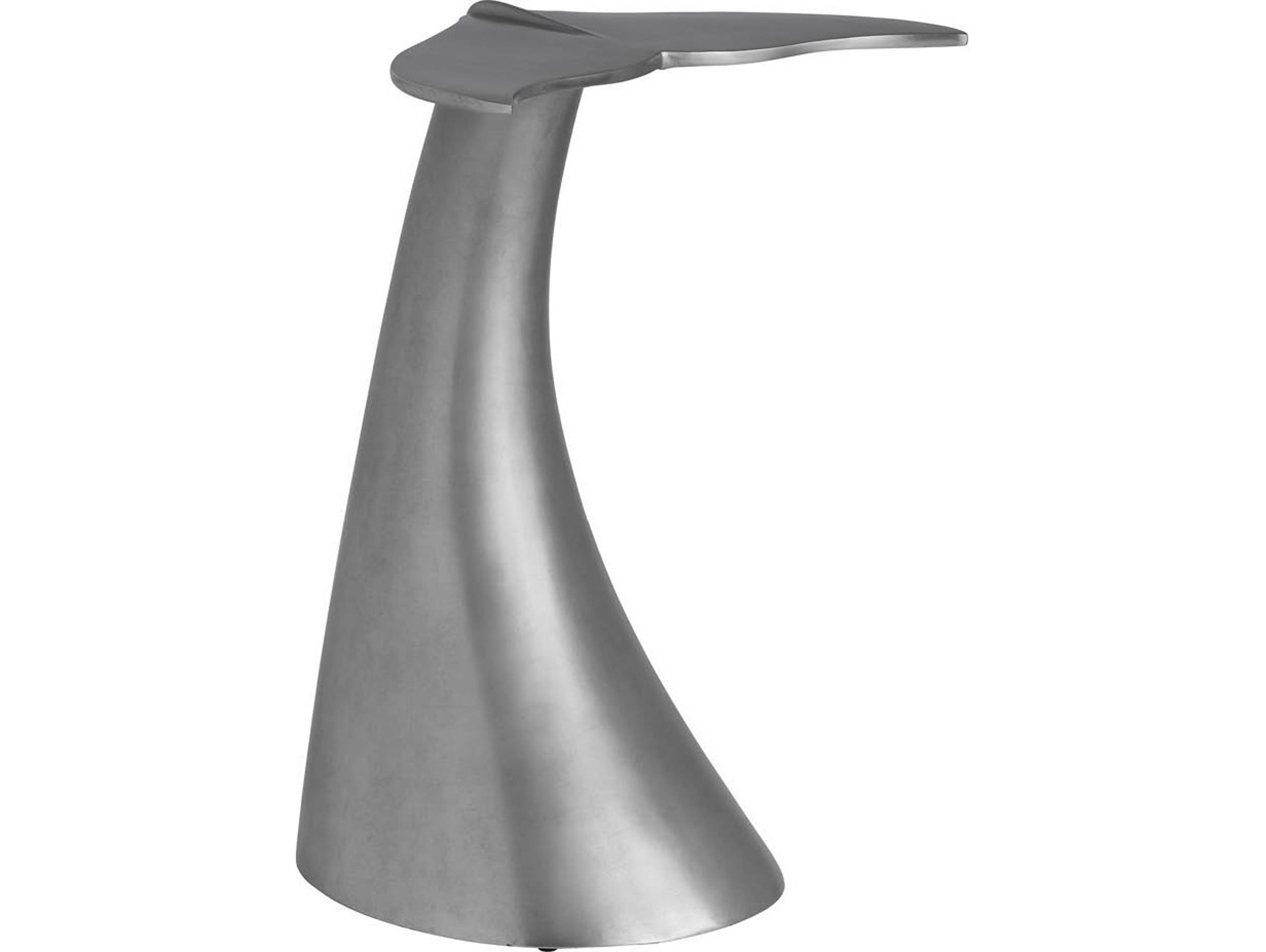 Coastal Living Home Oasis Metal Pewter End Table