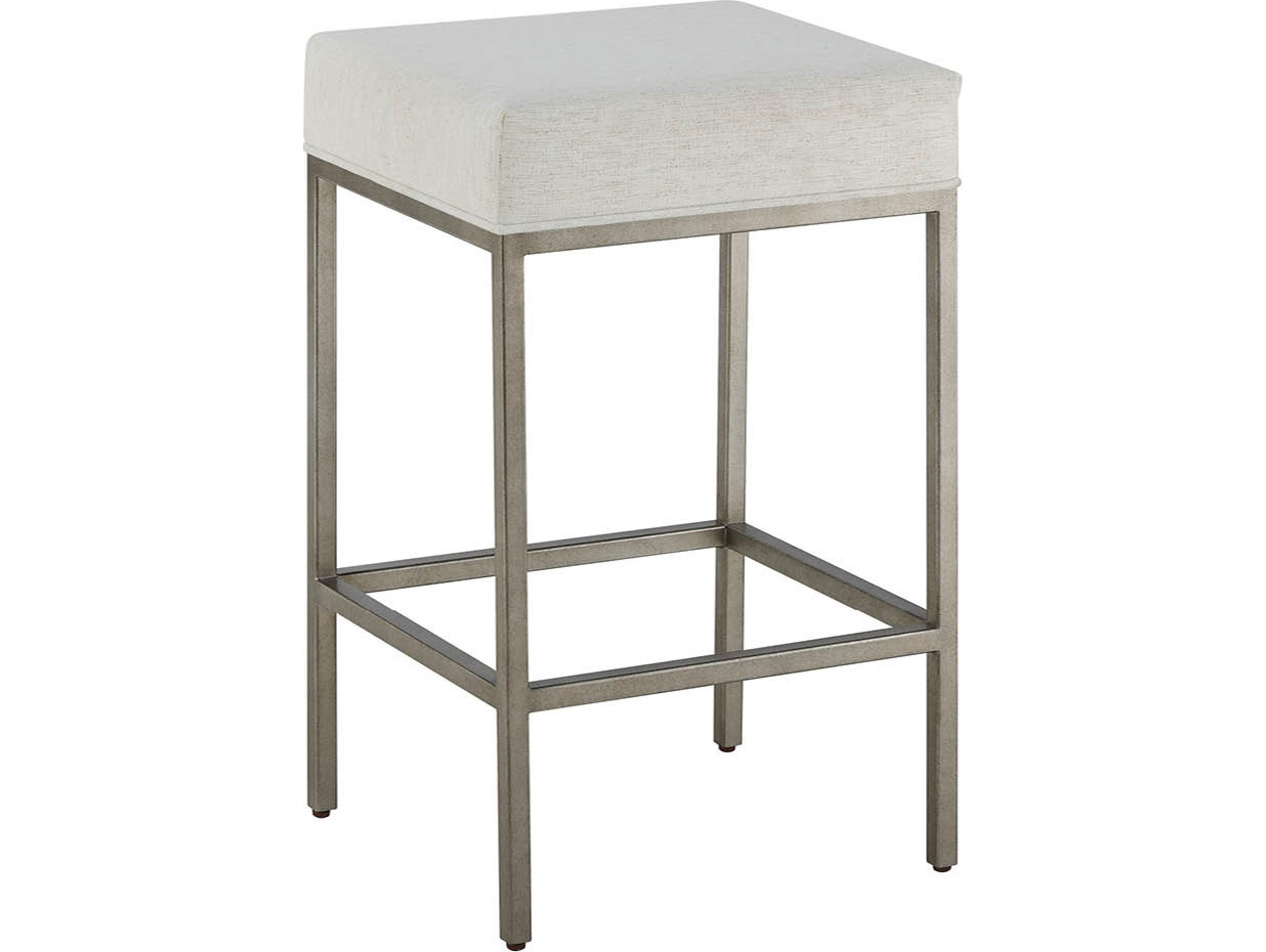 Coastal Living Home Oasis Dockside Natural Tan Oak Upholstered Counter Stool