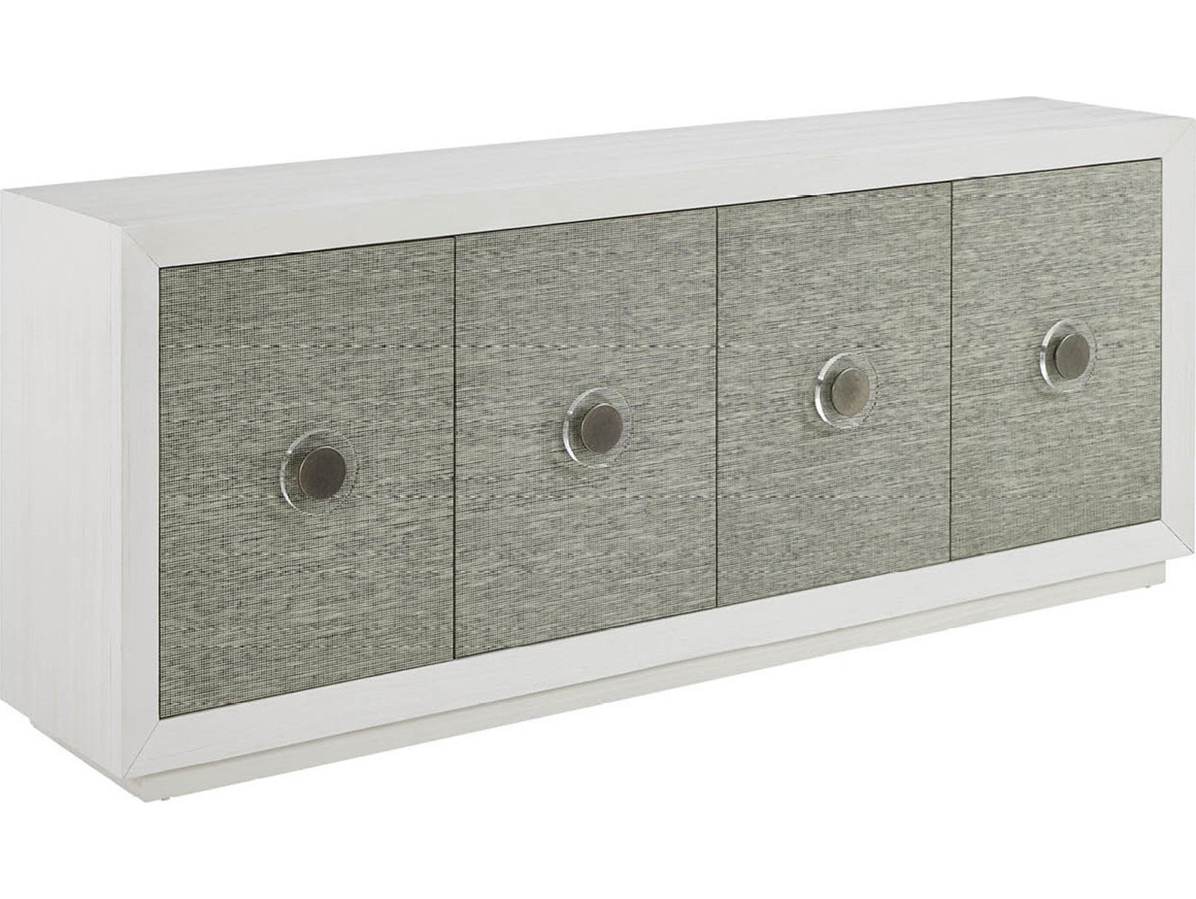 Coastal Living Home Oasis 85" Pine Wood Shoreline White Sideboard