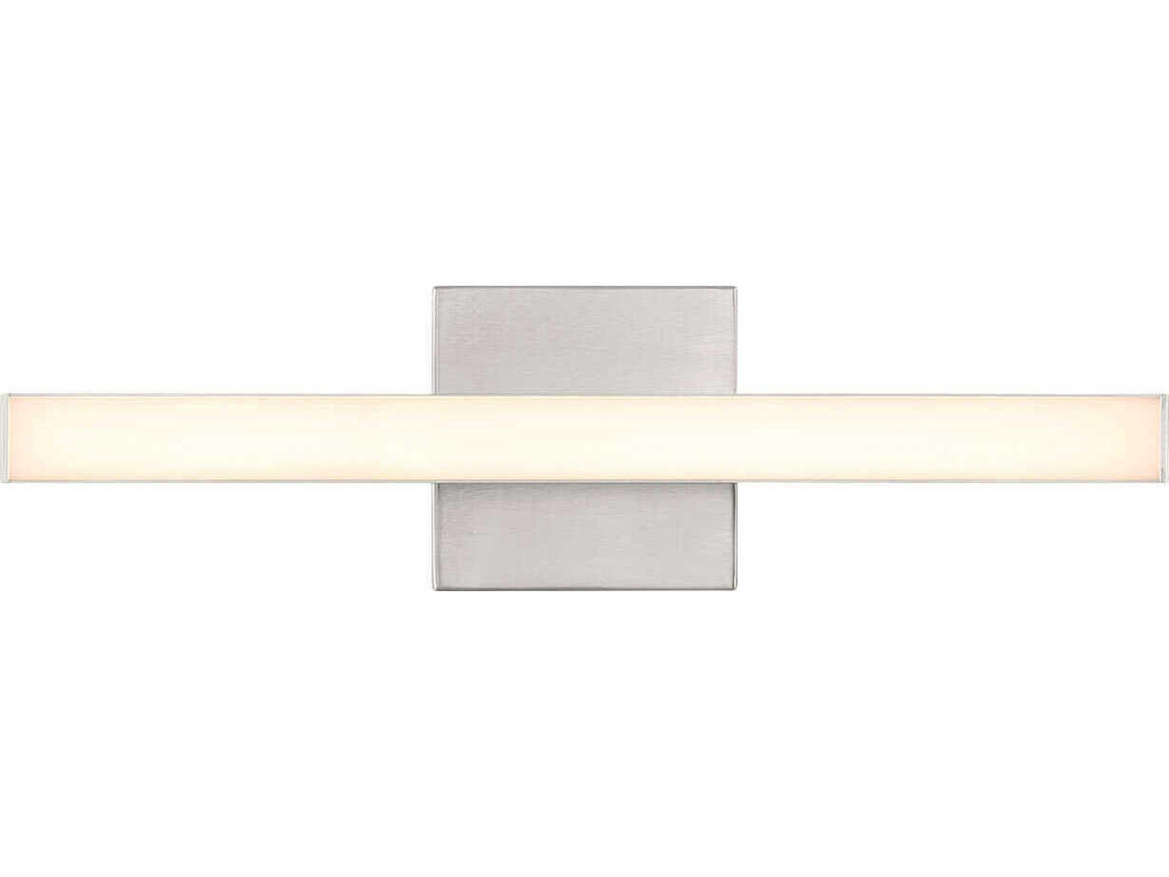 Craftmade Trim 1-Light Brushed Polished Nickel Vanity Light