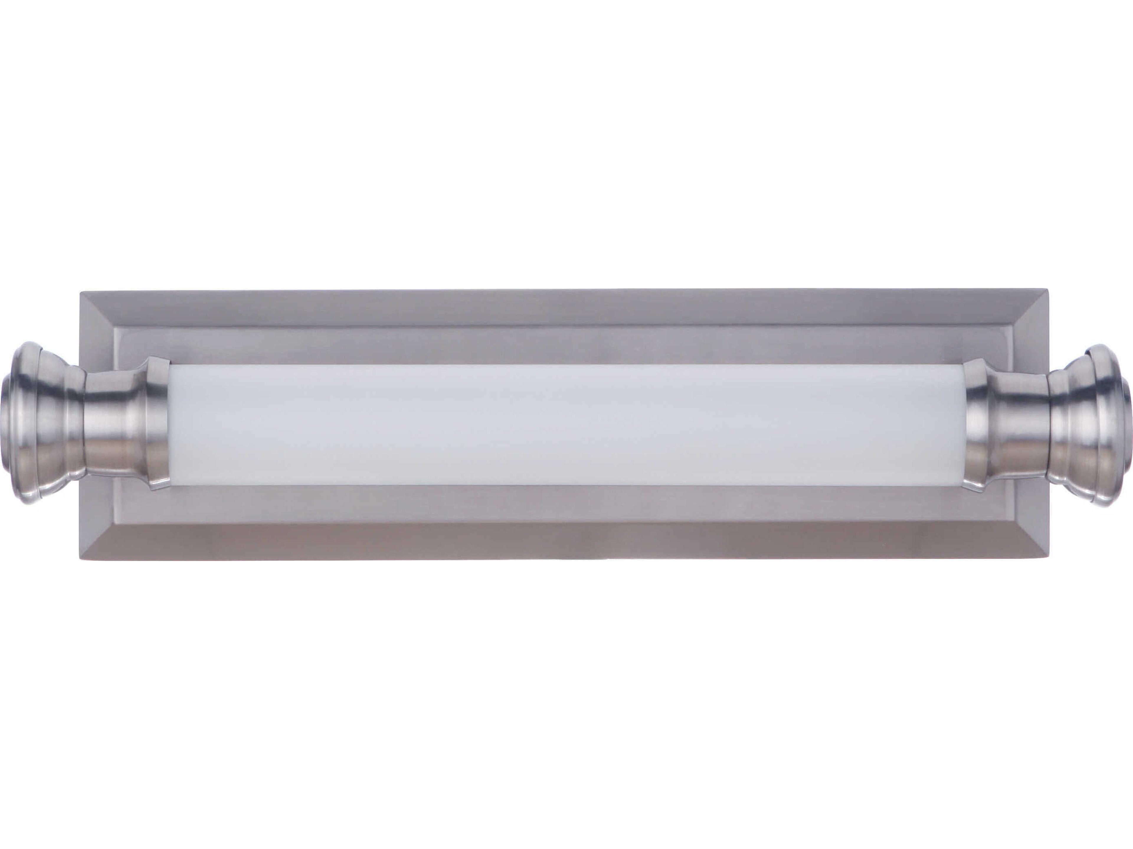 Craftmade Langston 1-Light Brushed Polished Nickel Glass LED Vanity Light