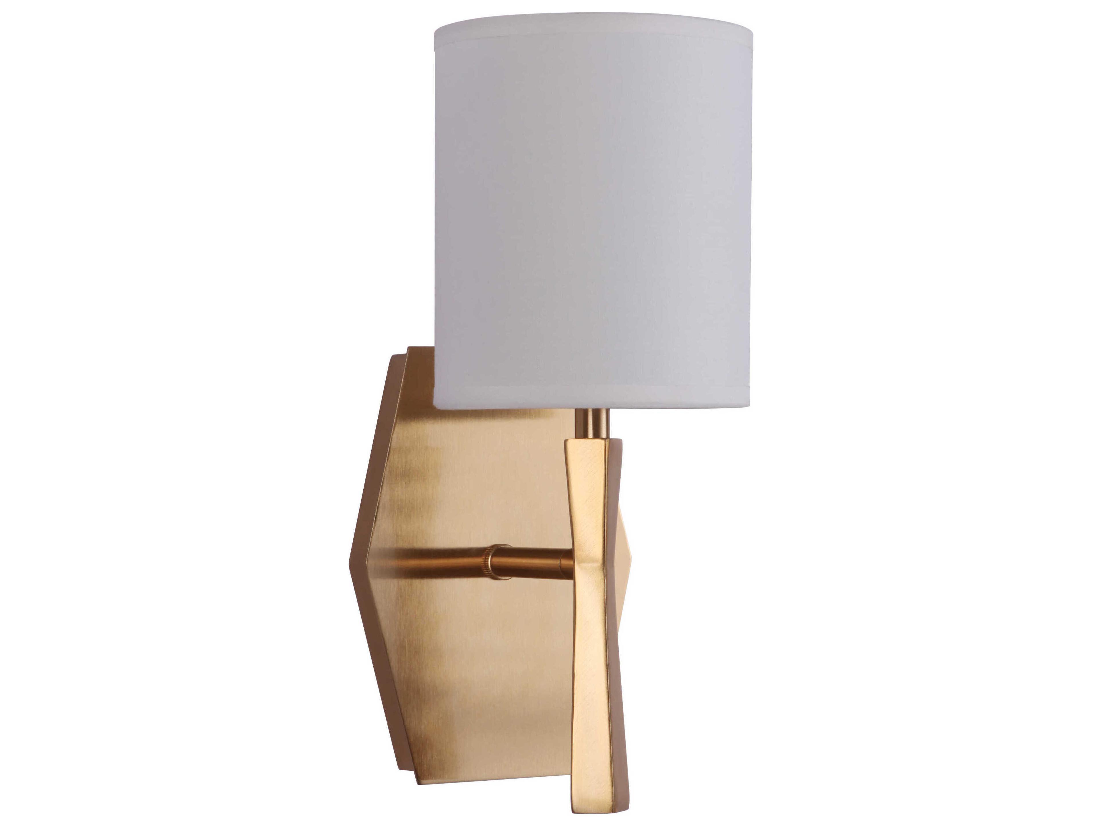 Craftmade Chatham 1-Light Satin Brass Wall Sconce