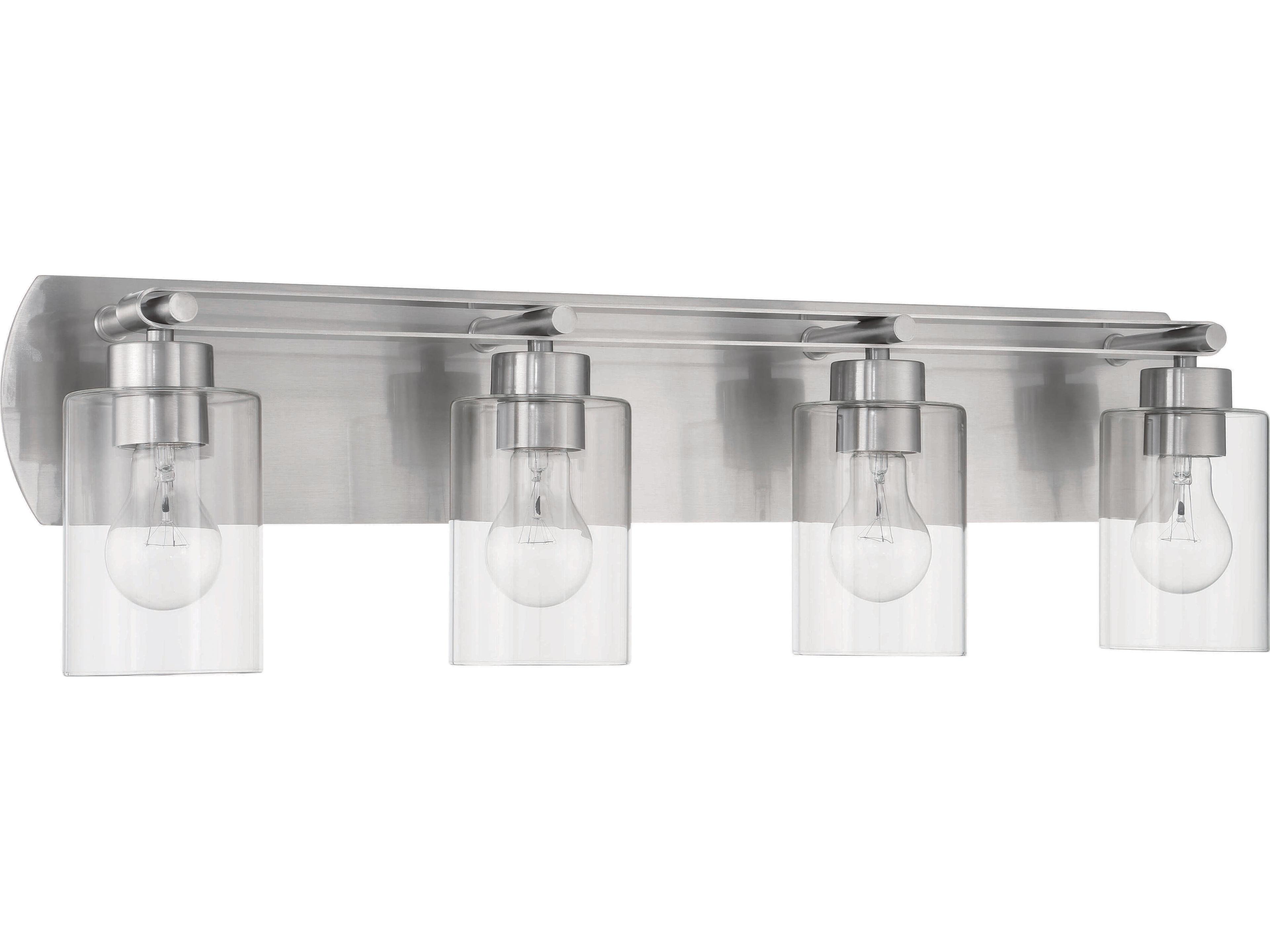 Craftmade Hendrix 4-Light Brushed Polished Nickel Vanity Light