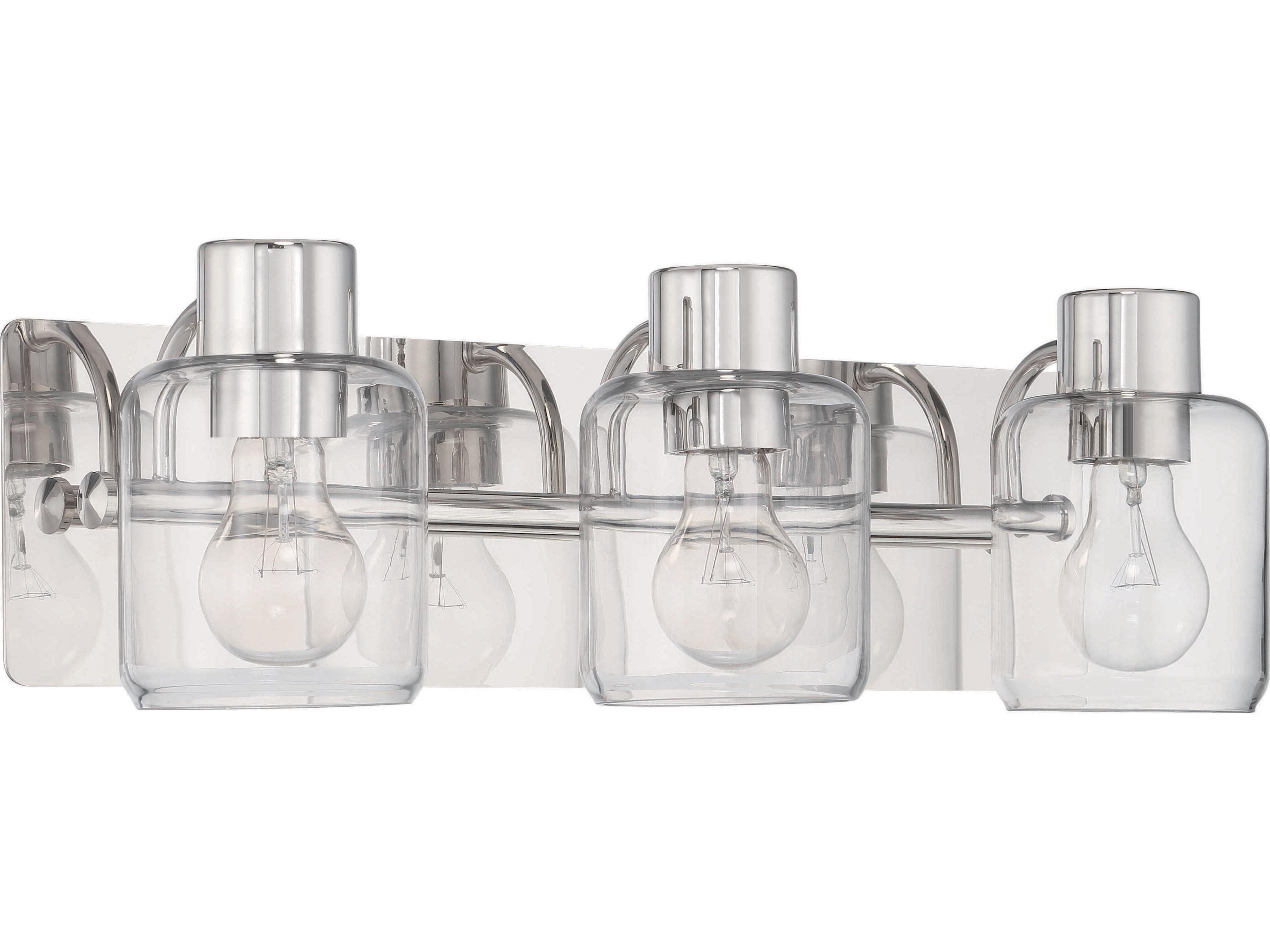 Craftmade Rori 3-Light Polished Nickel Vanity Light