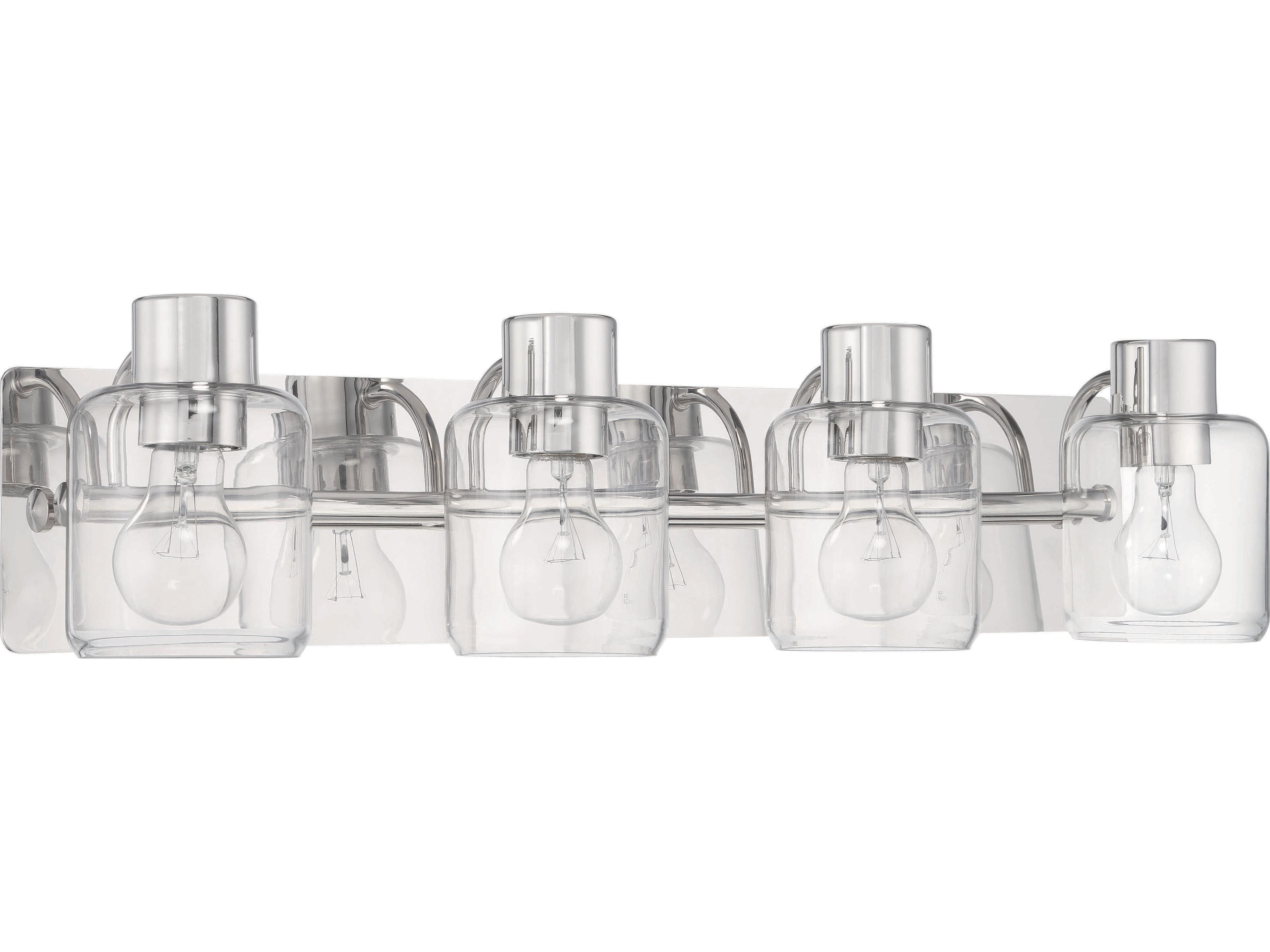 Craftmade Rori 4-Light Polished Nickel Vanity Light