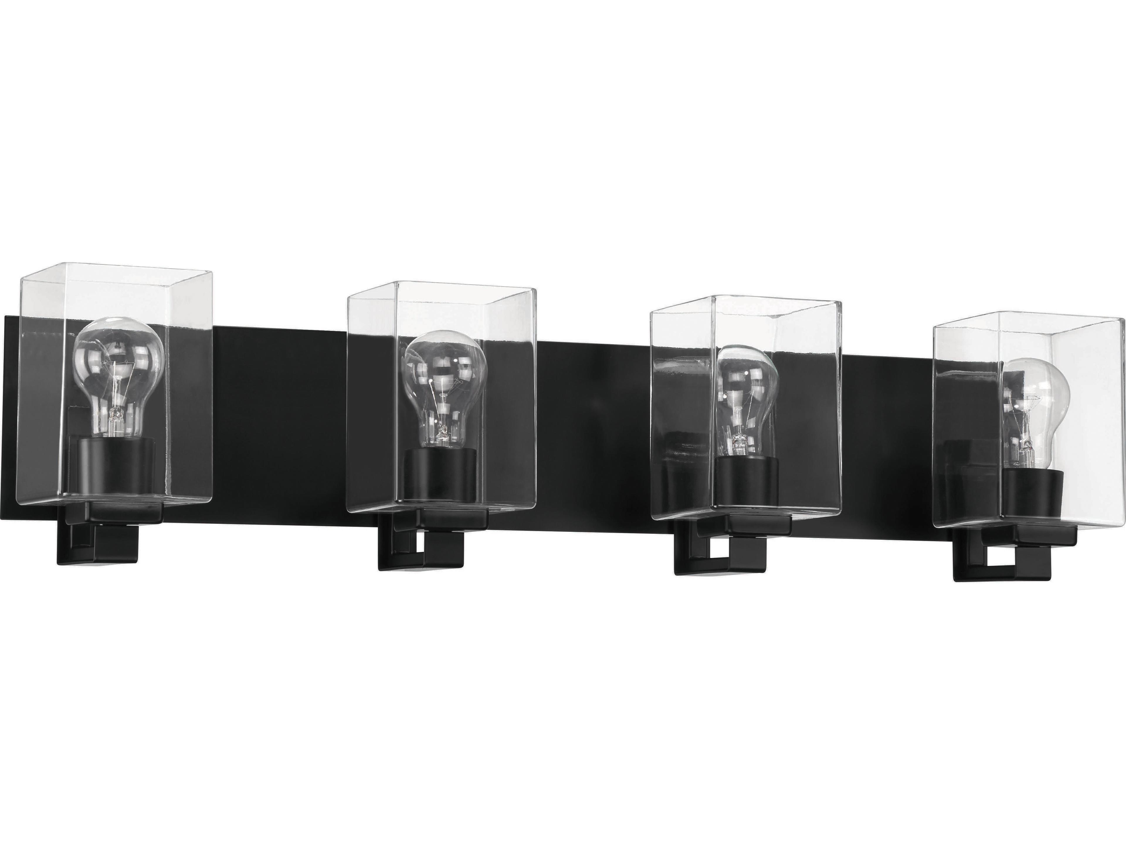 Craftmade Mcclane 4-Light Flat Black Vanity Light