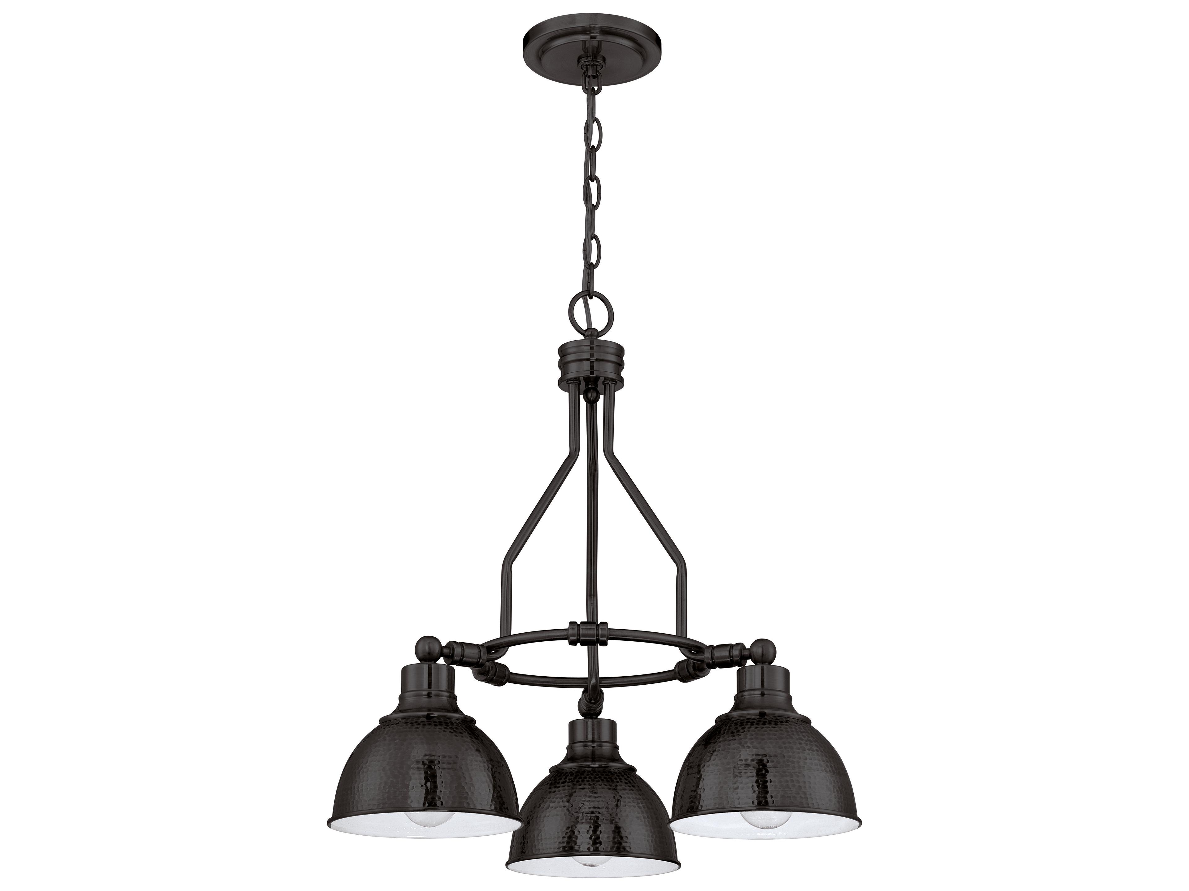 Craftmade Timarron 3-Light Aged Bronze Brushed Bell Chandelier