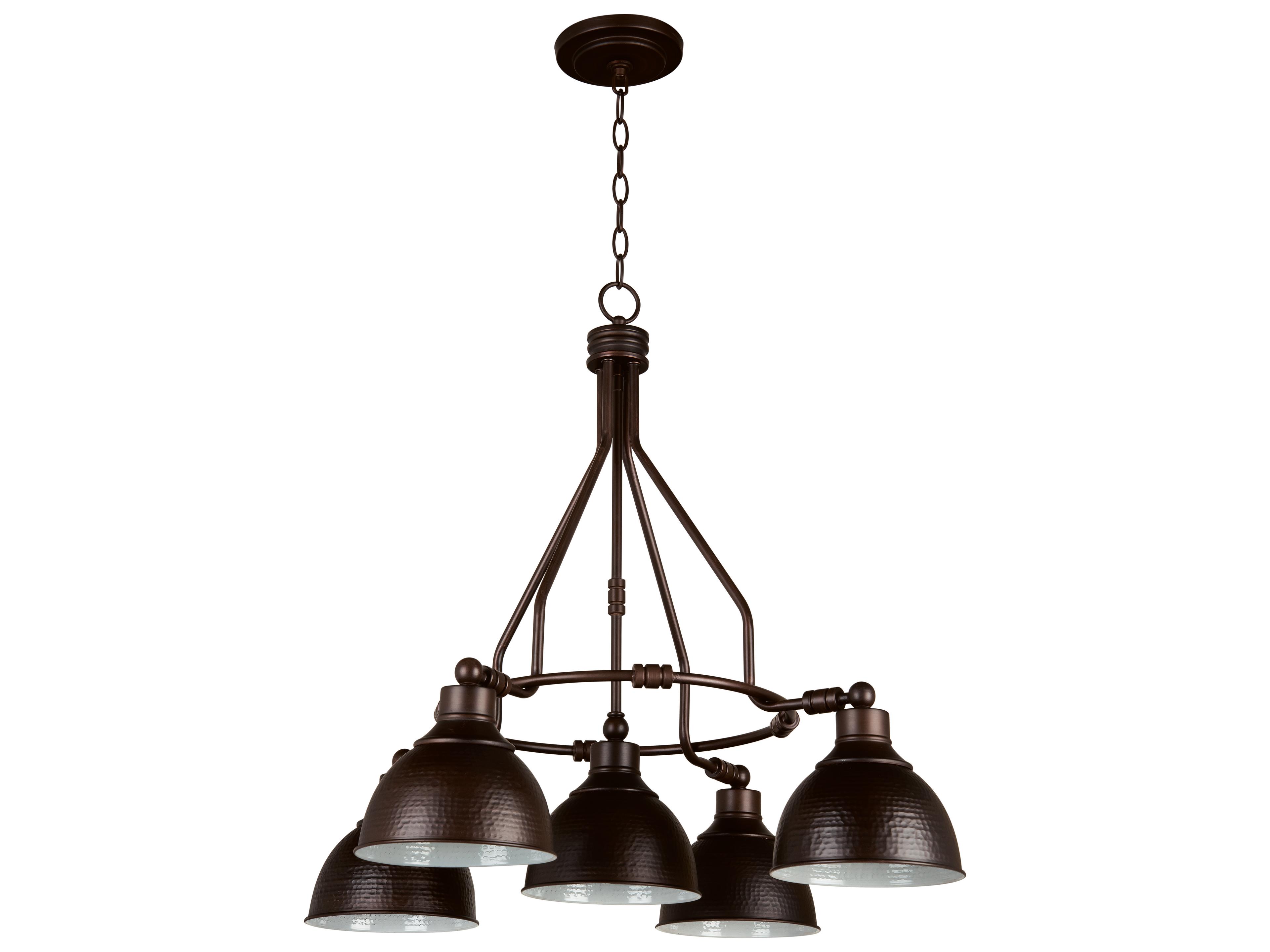 Craftmade Timarron 5-Light Aged Bronze Brushed Bell Chandelier