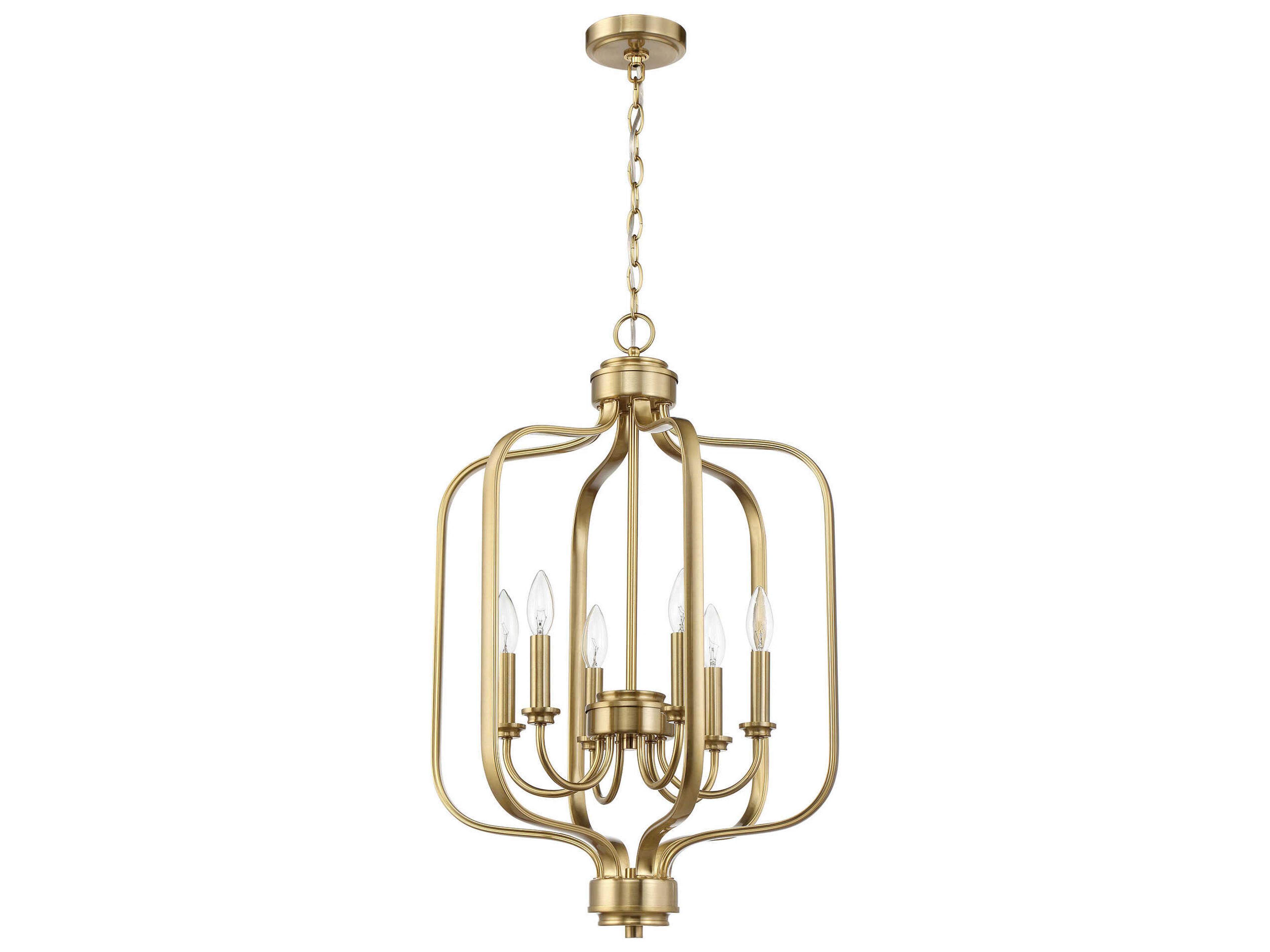 Craftmade Bolden 6-Light Satin Brass Pendant