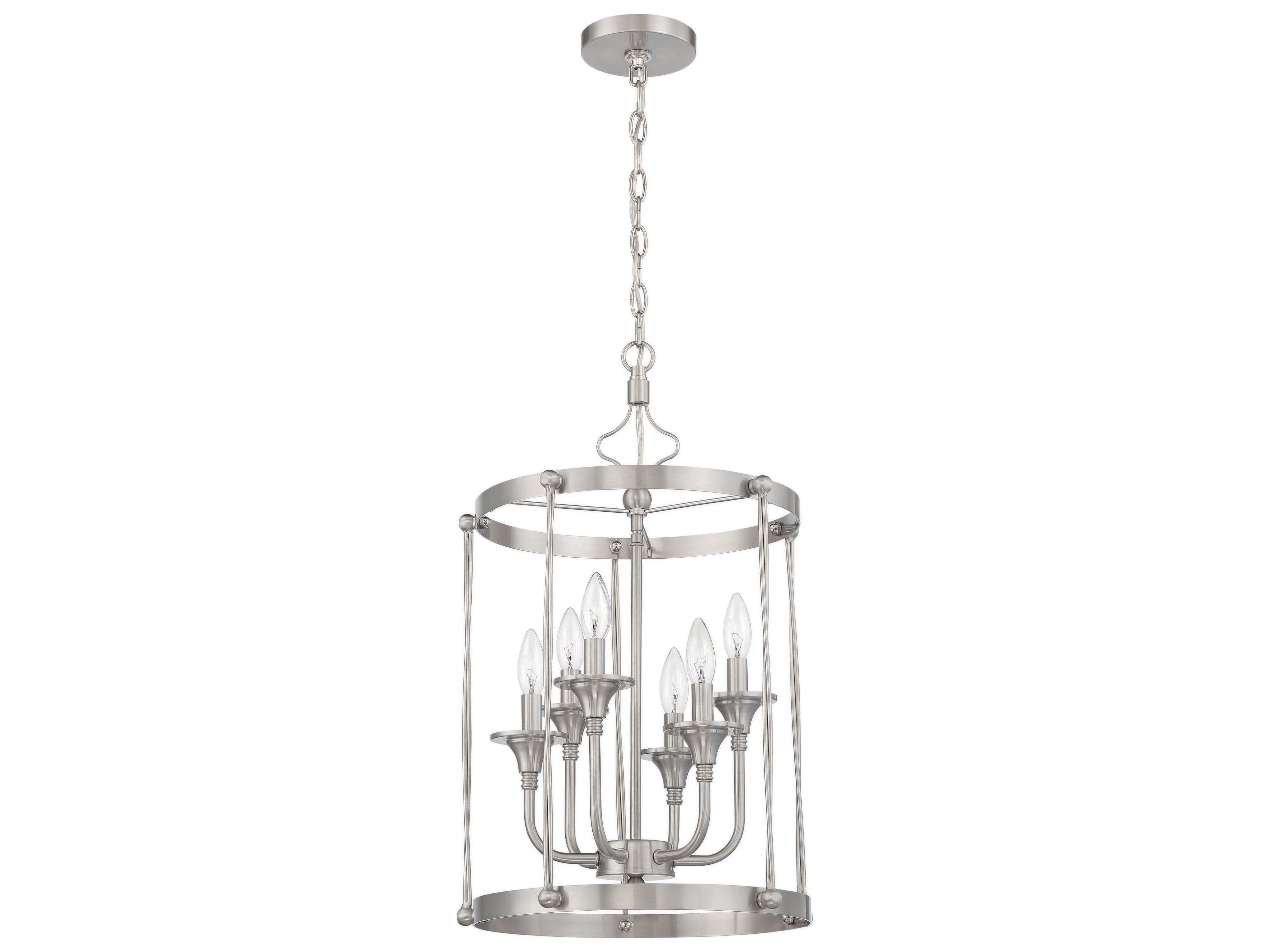 Craftmade Jolenne 6-Light Brushed Polished Nickel Pendant