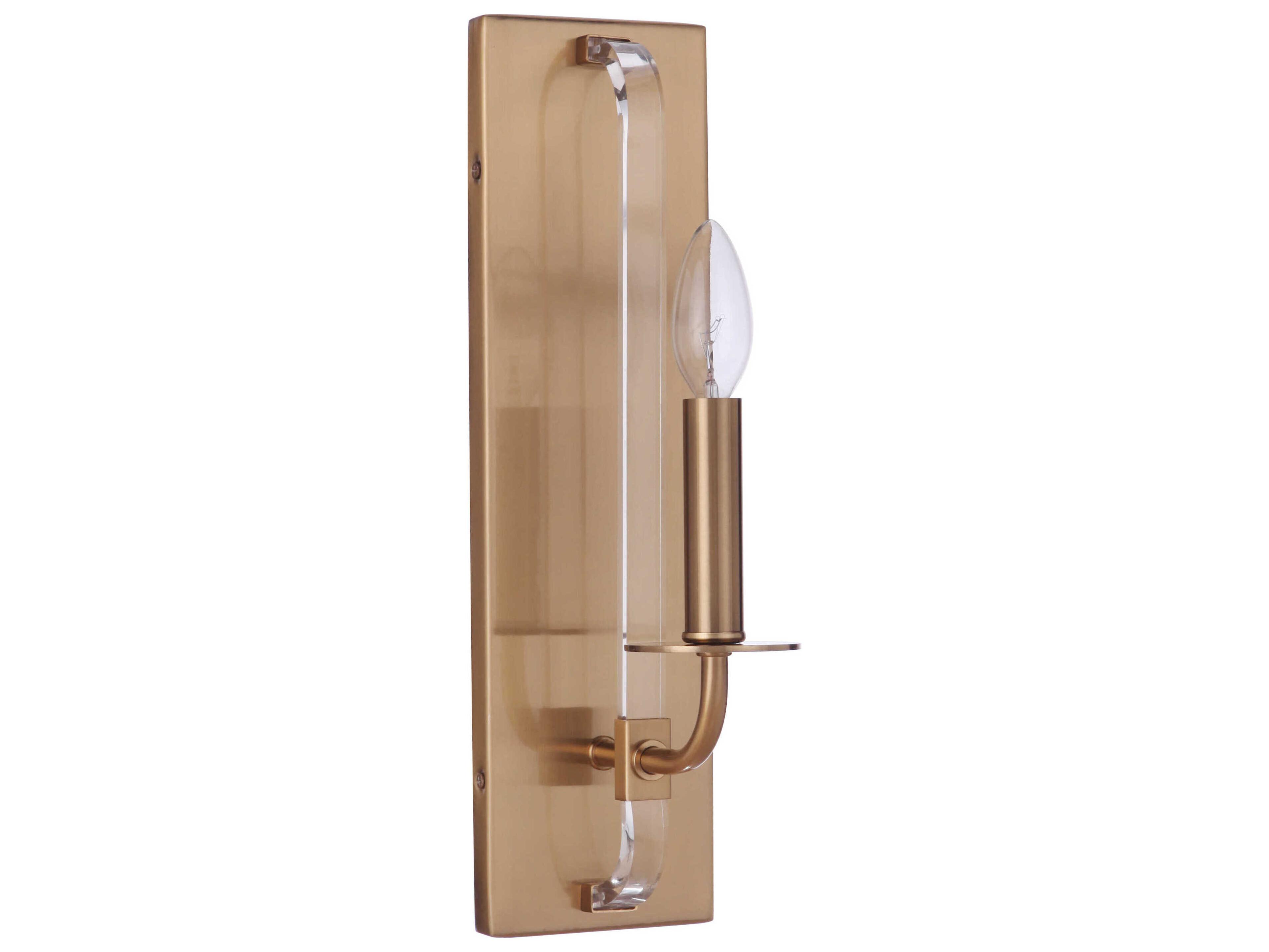 Craftmade Graclyn 1-Light Satin Brass Wall Sconce