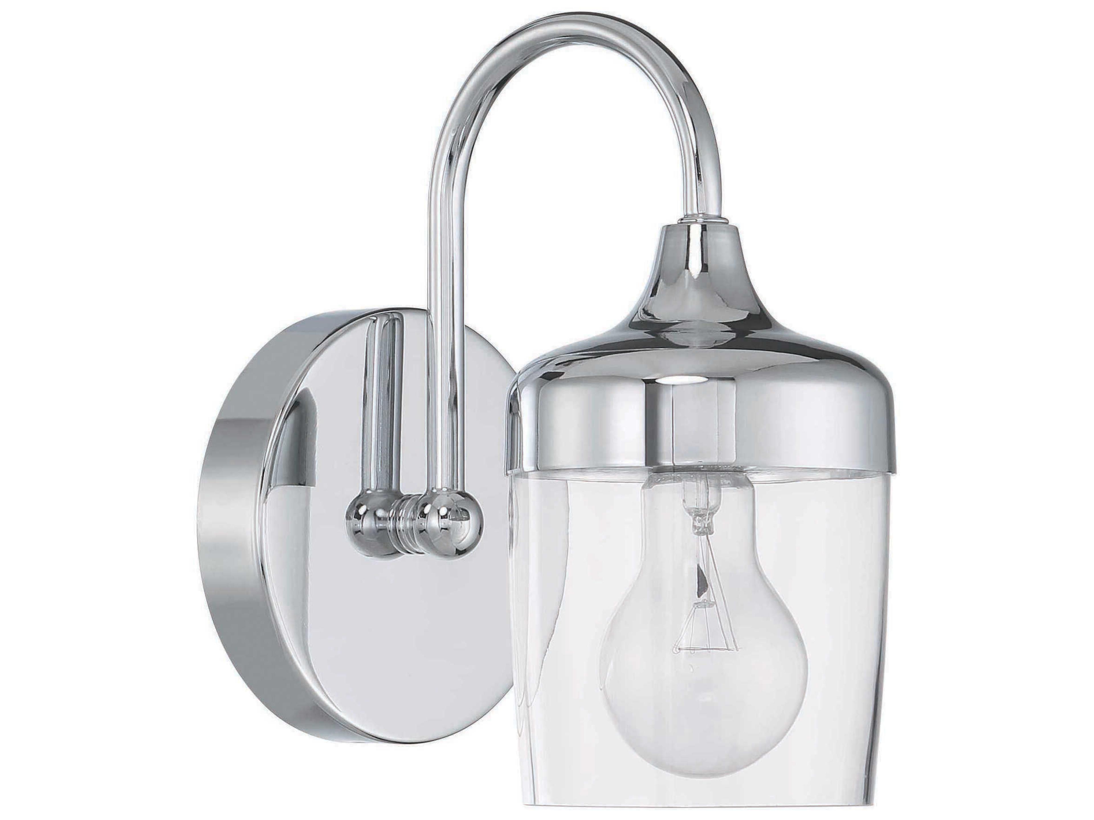 Craftmade Wrenn 1-Light Chrome Wall Sconce