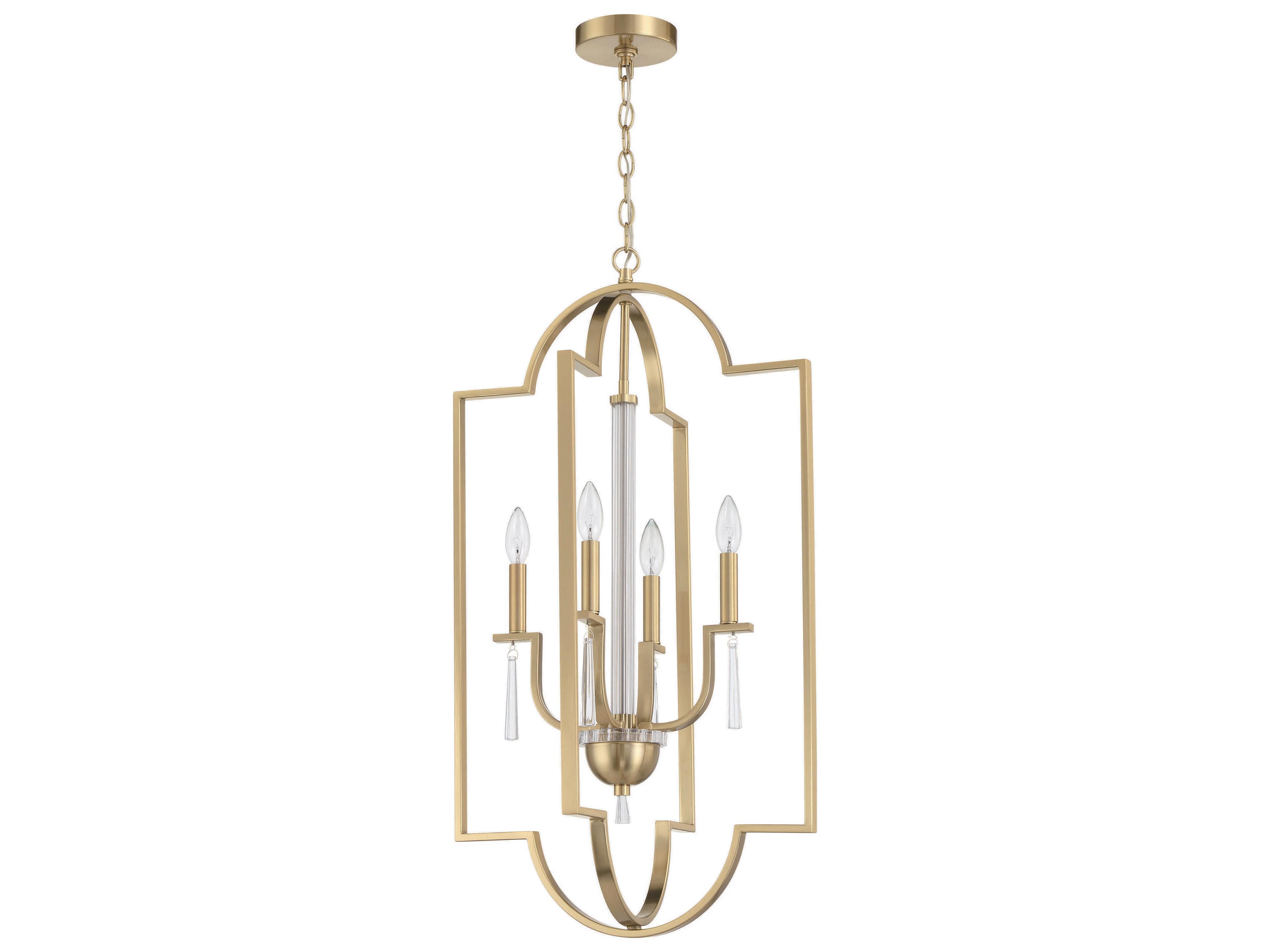 Craftmade Fortuna 4-Light Satin Brass Pendant