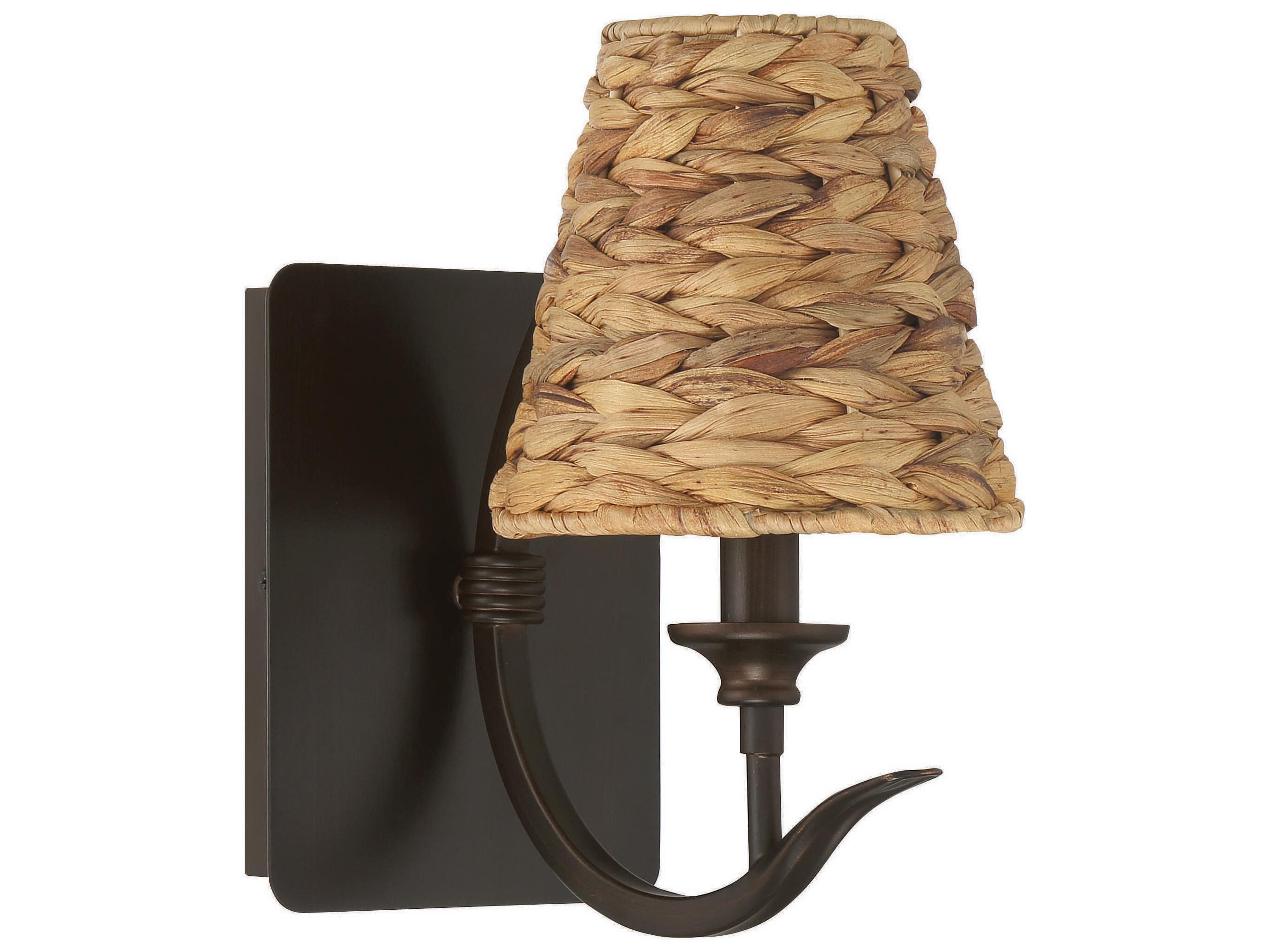 Craftmade Kokomo 1-Light Aged Bronze Brushed Wall Sconce