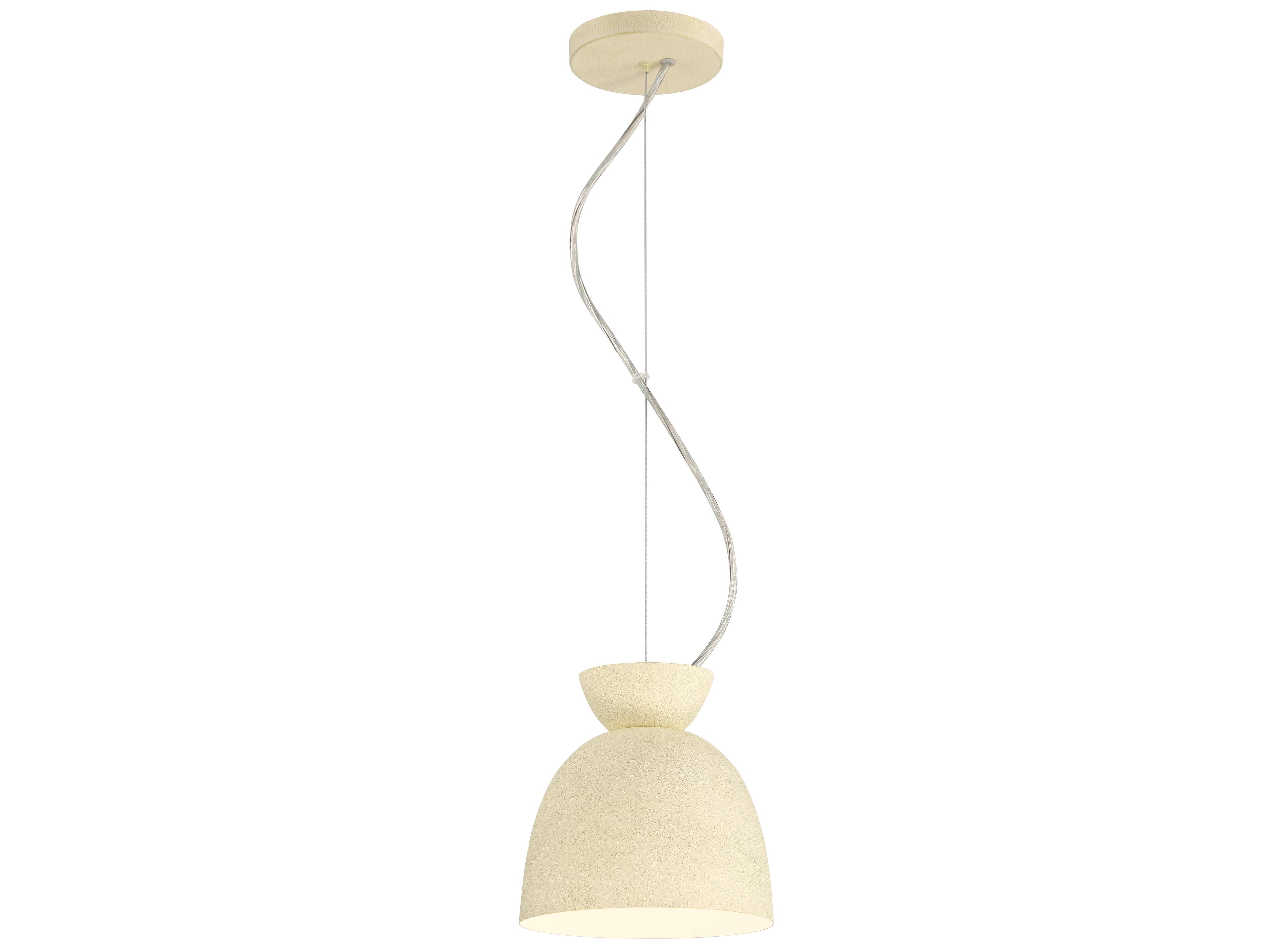 Craftmade Ventura 1-Light Cottage White Dome Mini Pendant