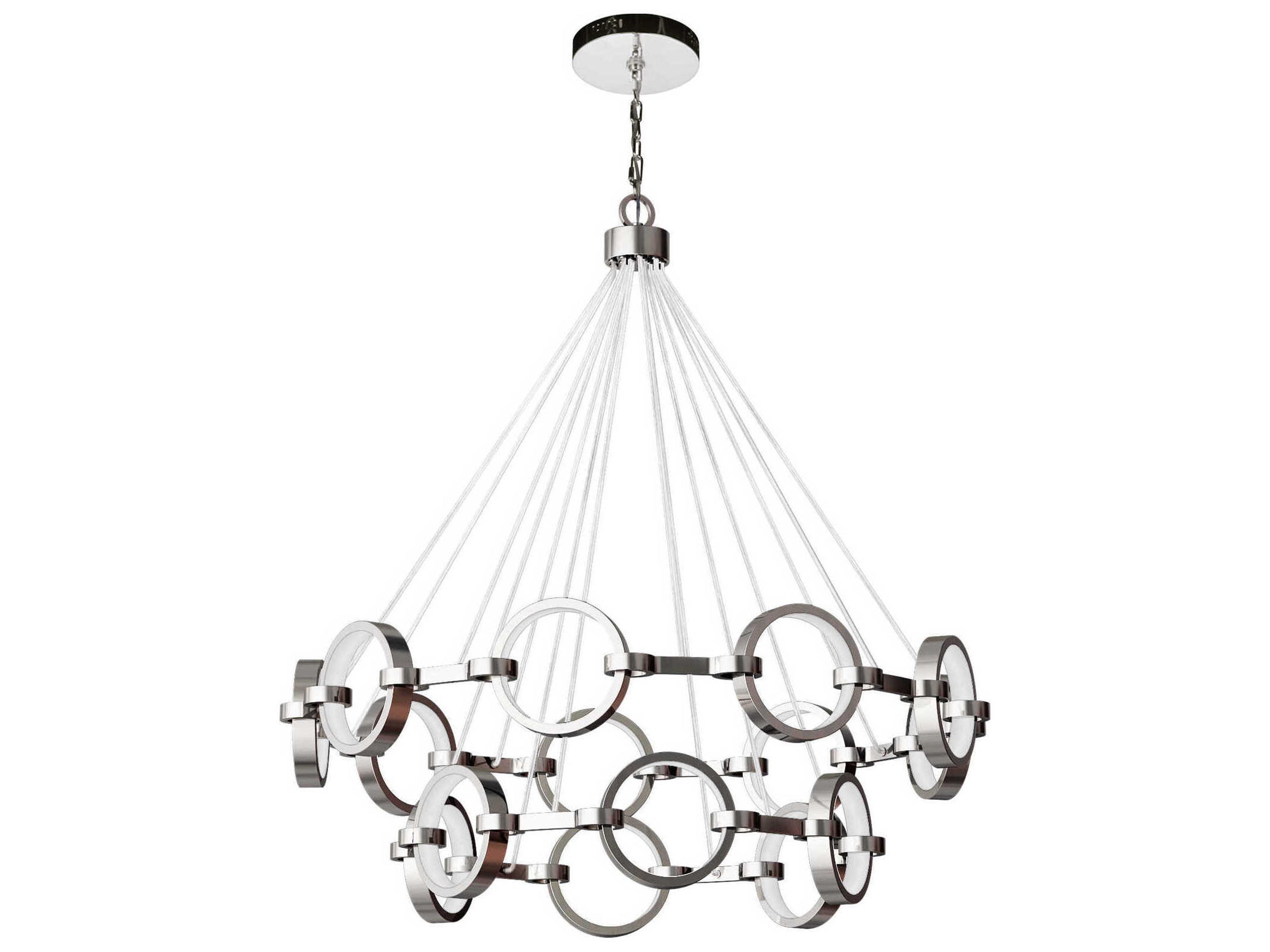 Craftmade Context 15-Light Chrome Round Chandelier