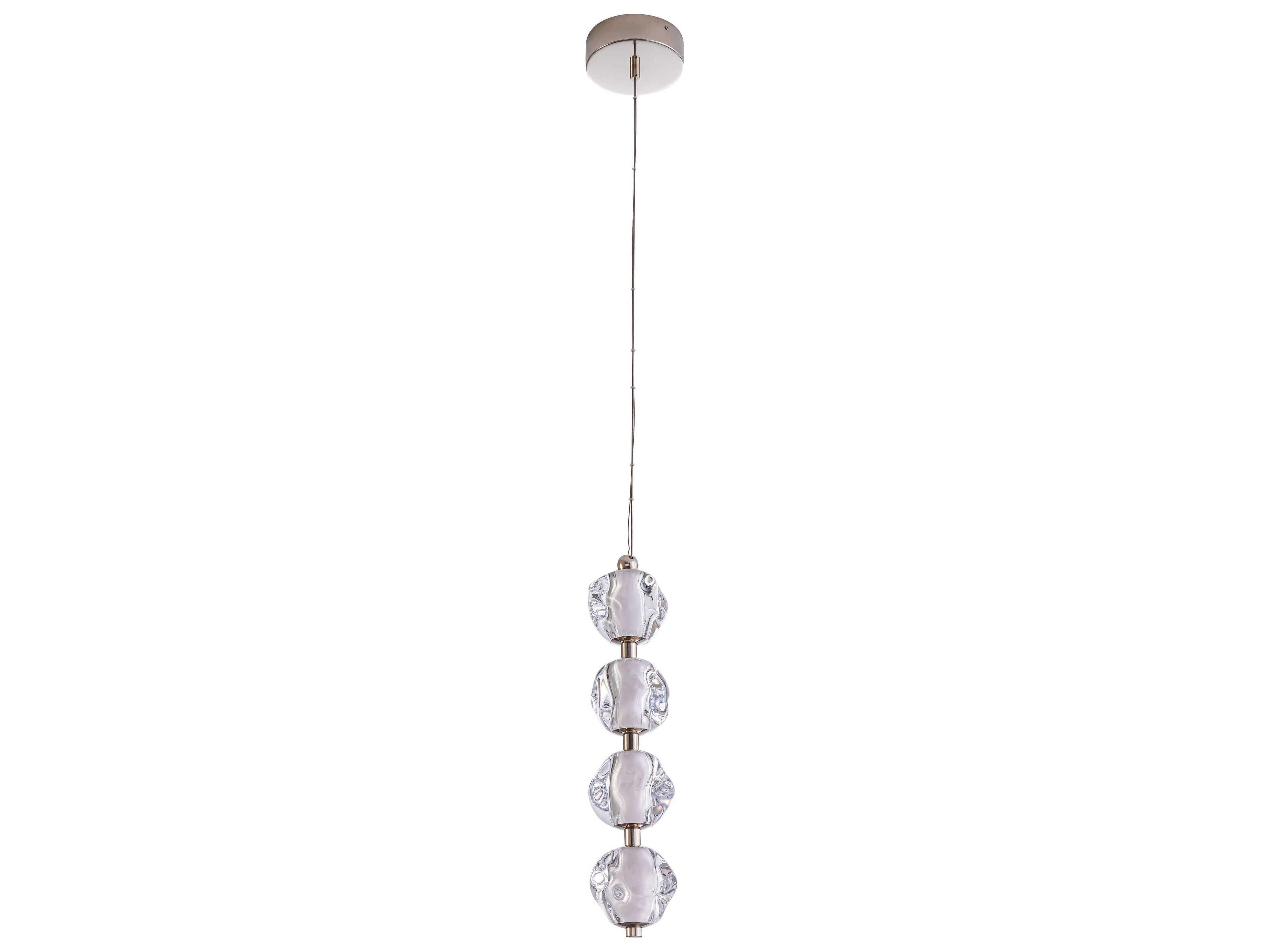Craftmade Jackie 4-Light Polished Nickel Globe Mini Pendant