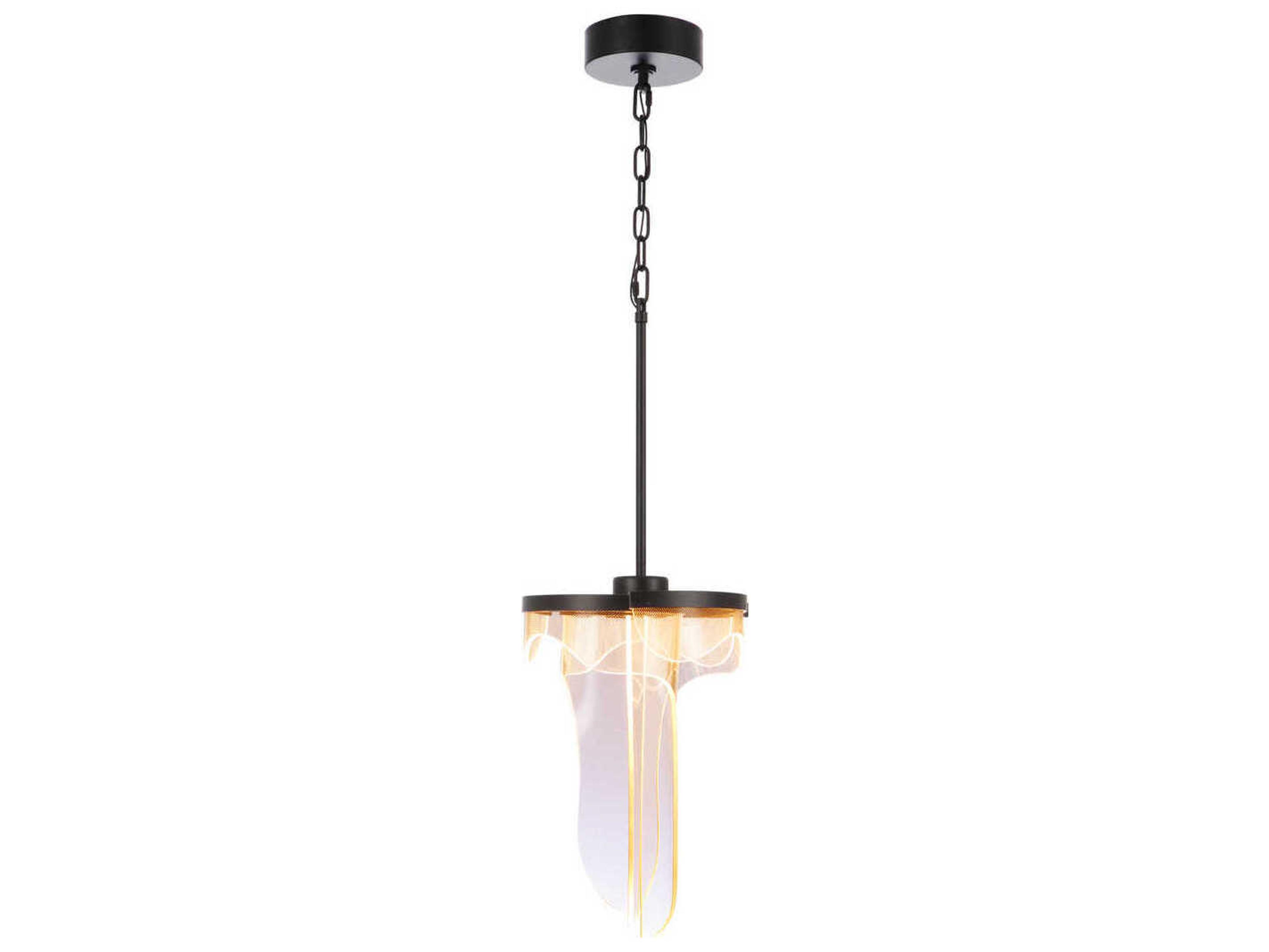 Craftmade Estrella 1-Light Flat Black Pendant