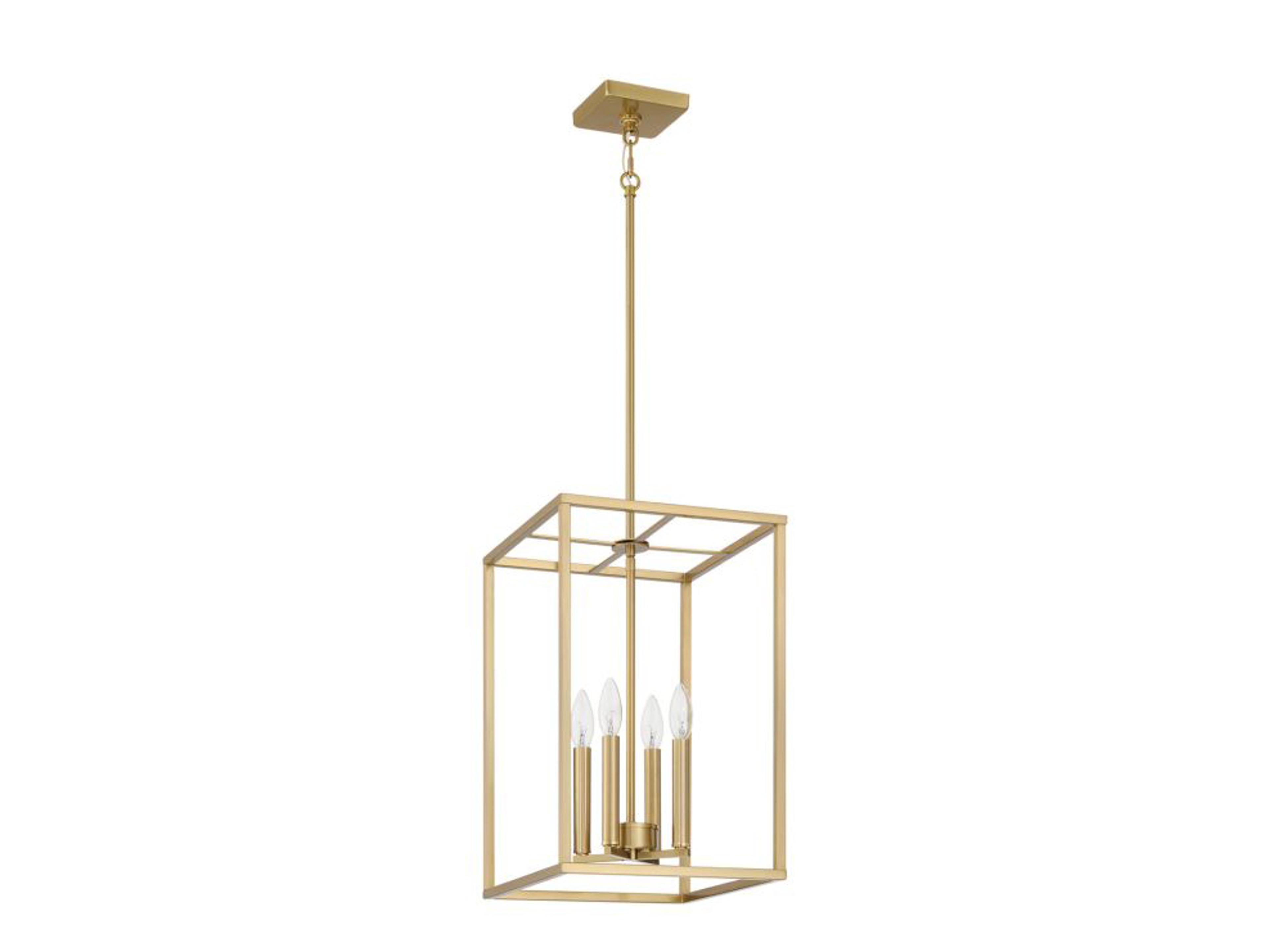 Craftmade Signature Foyer 4-Light Satin Brass Mini Pendant