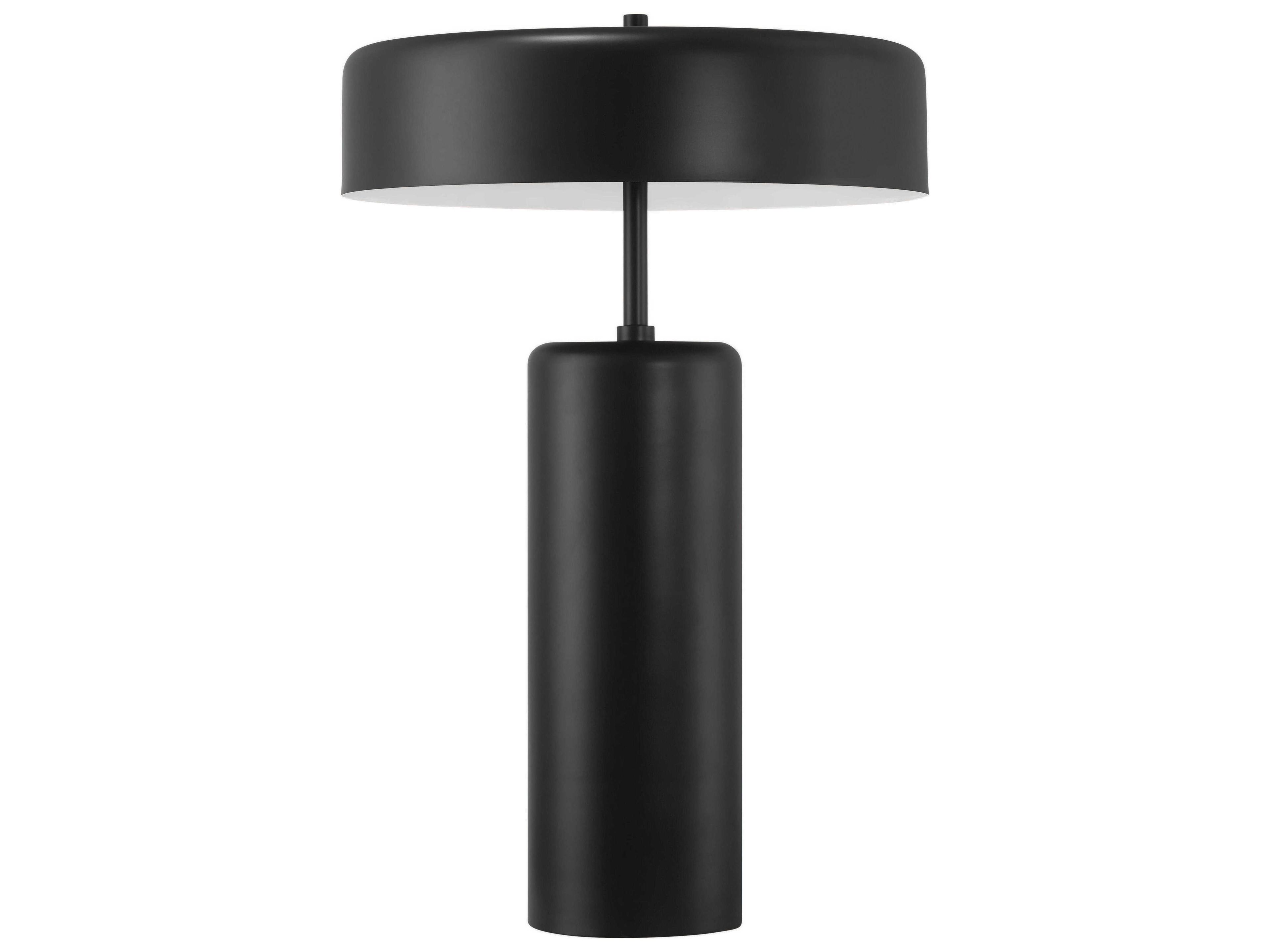 Craftmade Flat Black Table Lamp