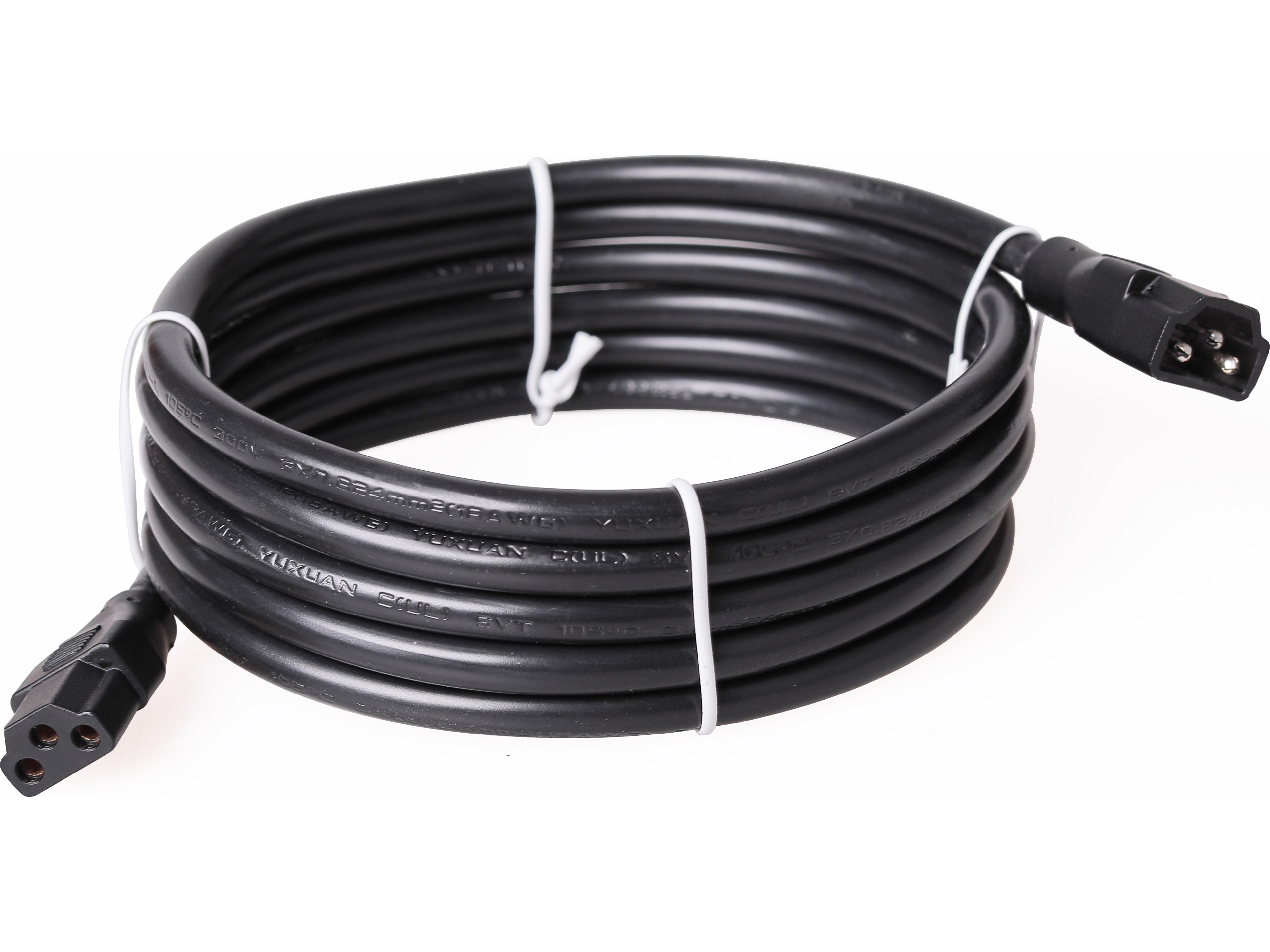 Craftmade 72" Black Under Cabinet Light Connector Cord