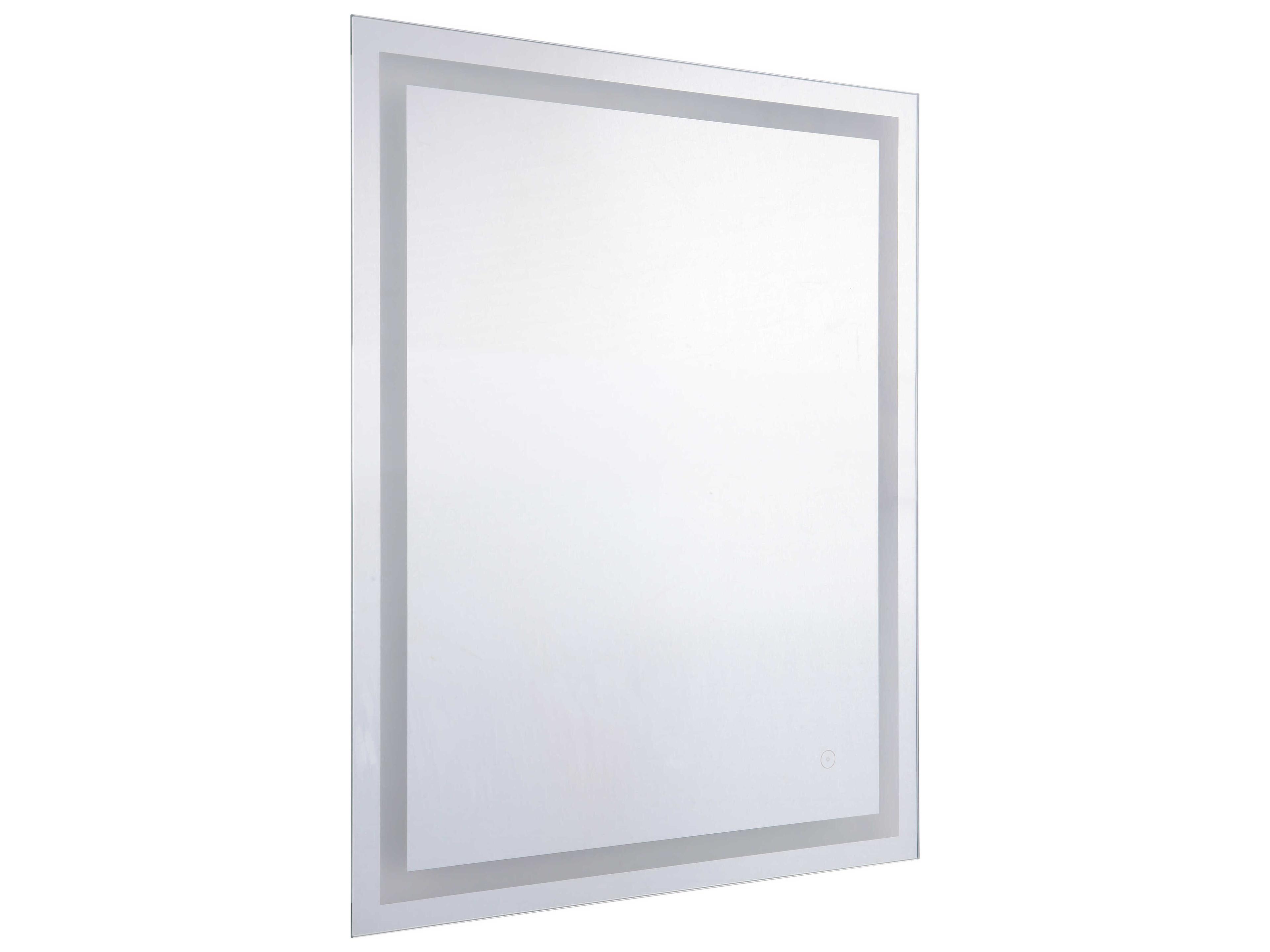 Craftmade White Rectangular LED Wall Mirror
