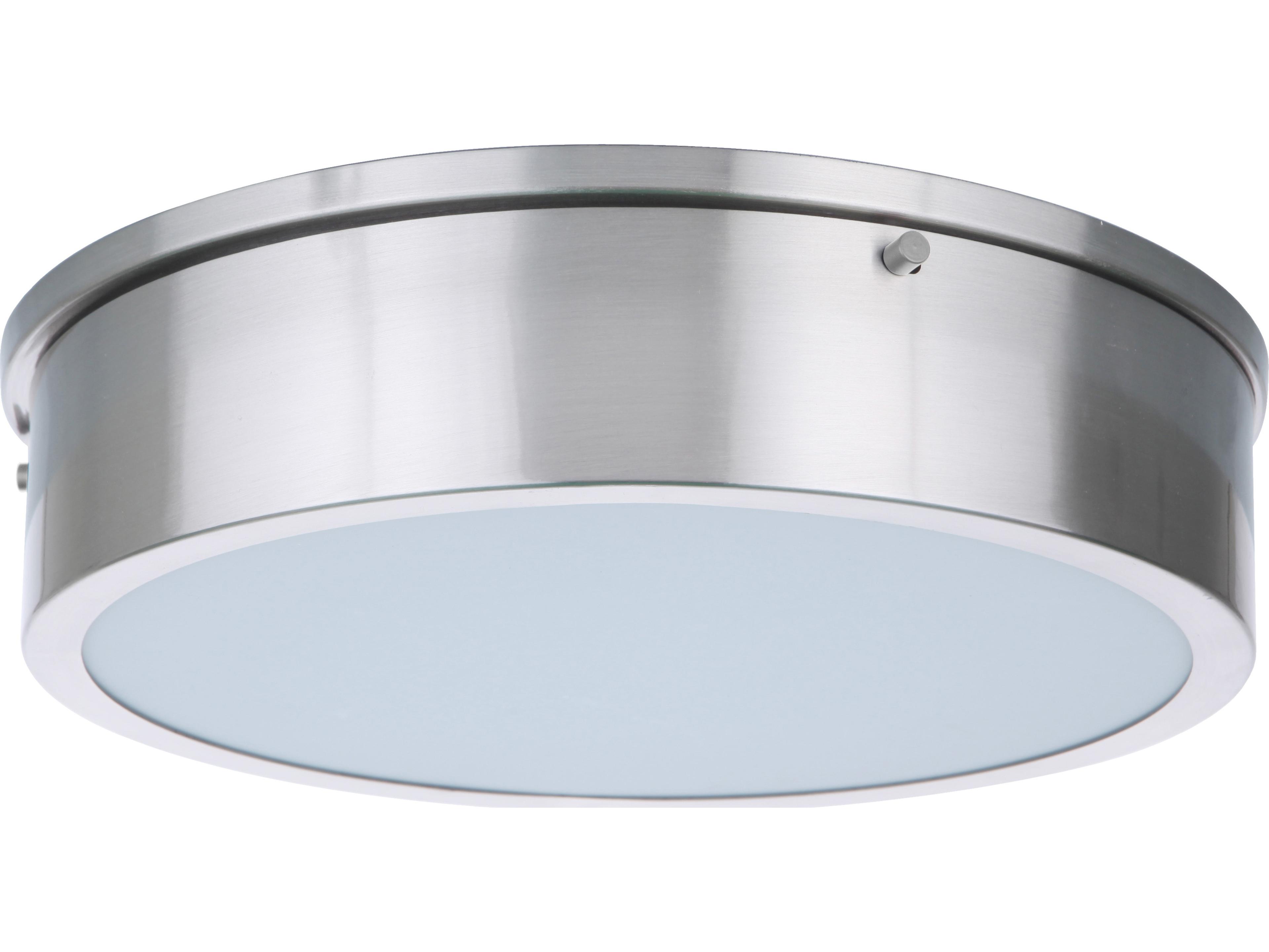 Craftmade Fenn Brushed Polished Nickel LED Drum Flush Mount