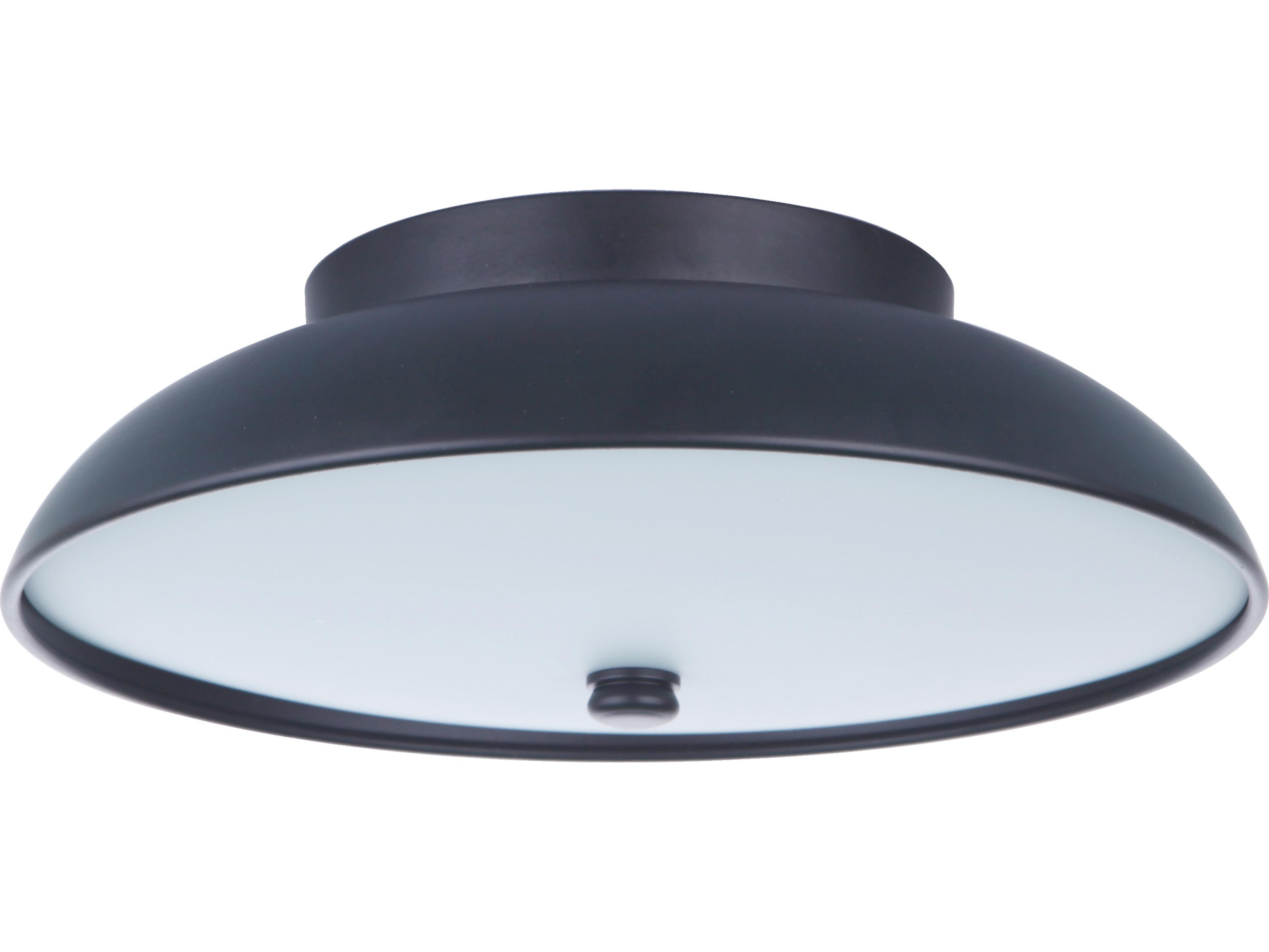 Craftmade Soul Flat Black LED Dome Flush Mount