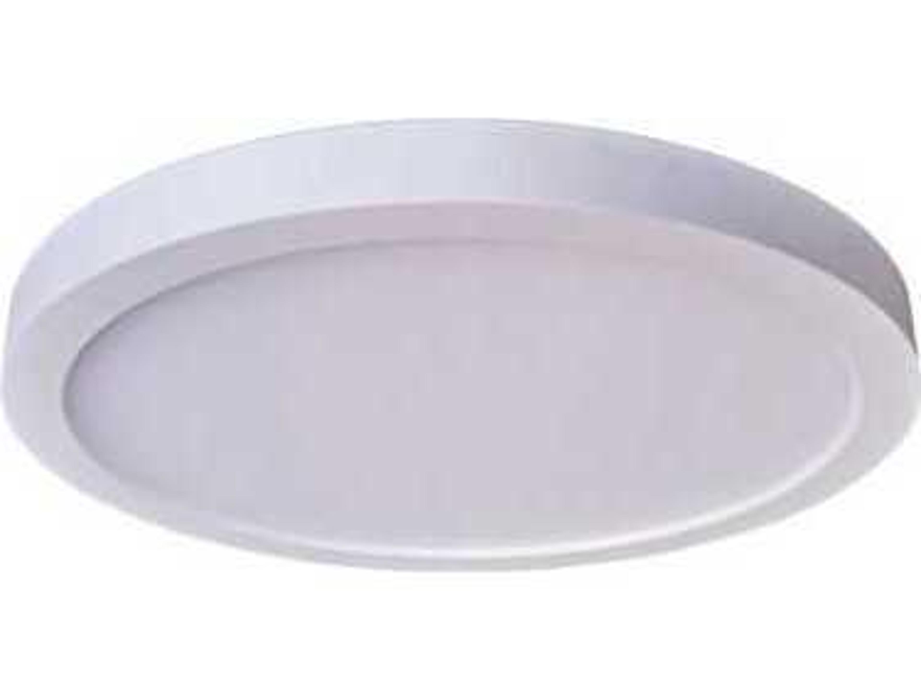 Craftmade 1-Light White LED Round Flush Mount