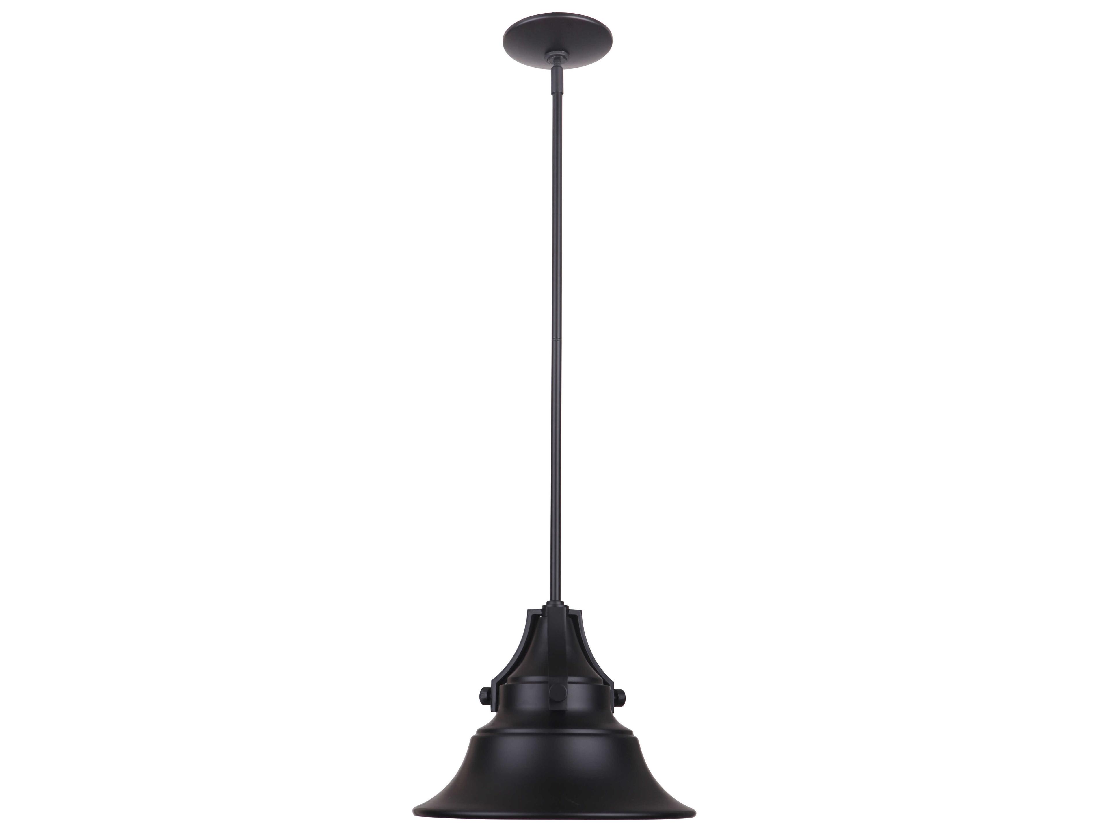 Craftmade Union 1-Light Midnight Black Pendant