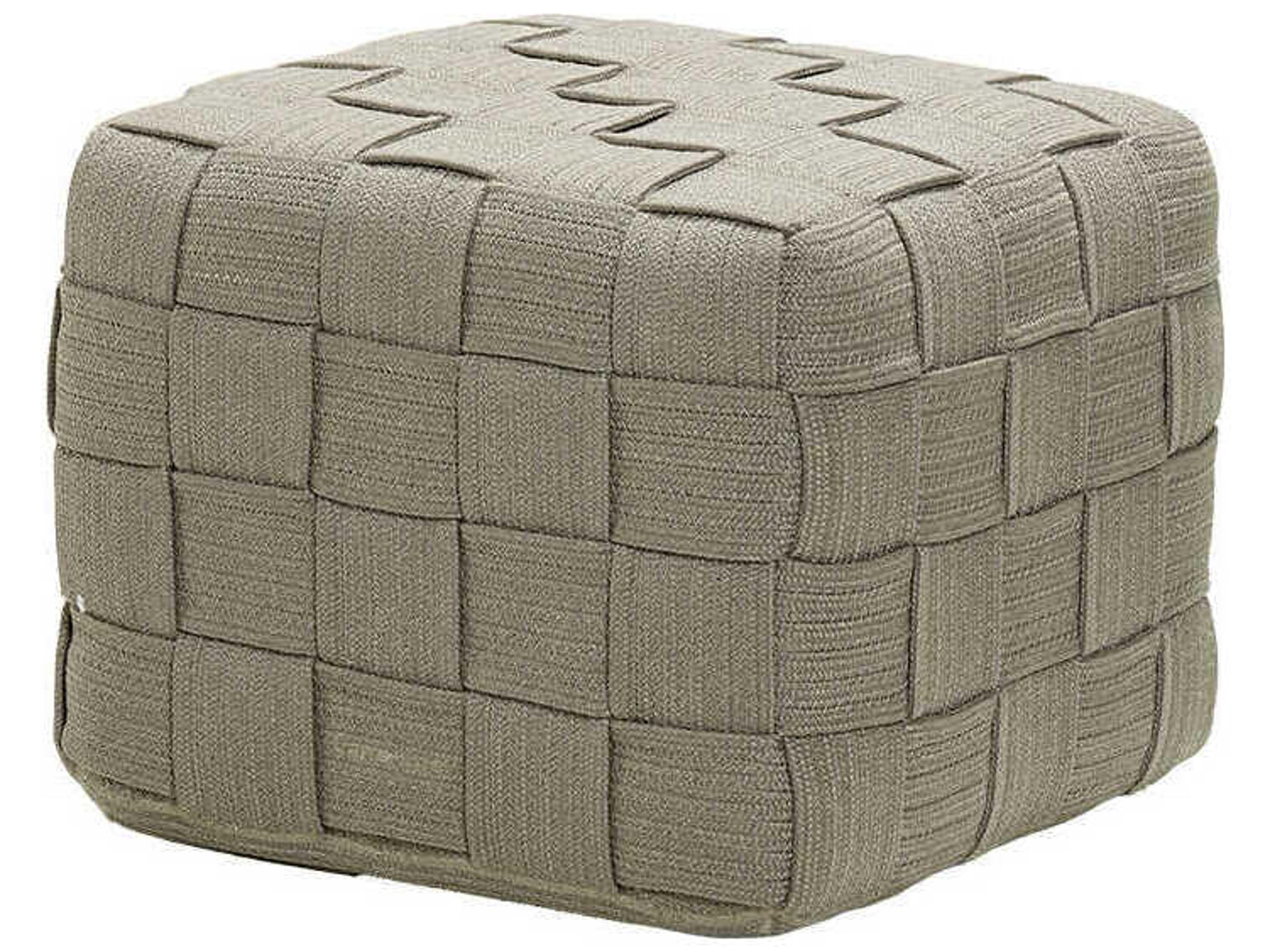 Cane Line Cube Footstool