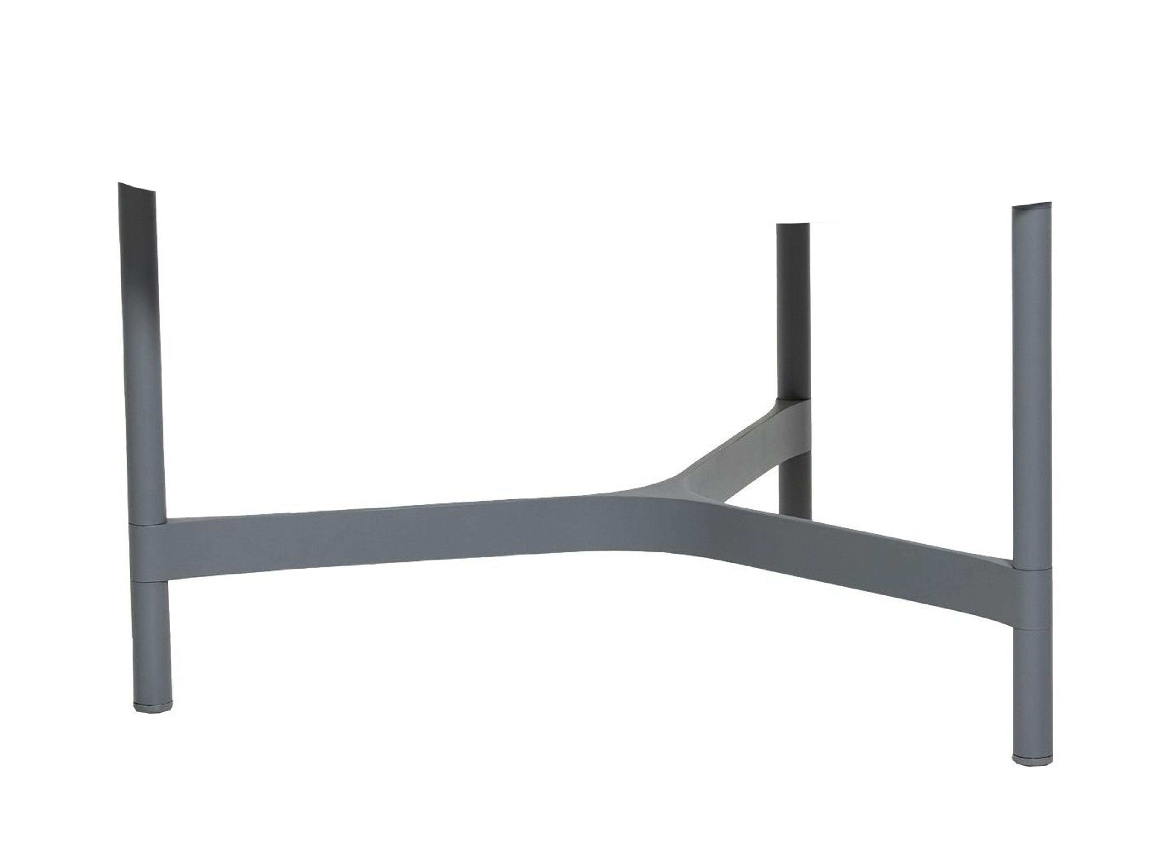 Cane Line Outdoor Twist Aluminum Large Coffee Table Base