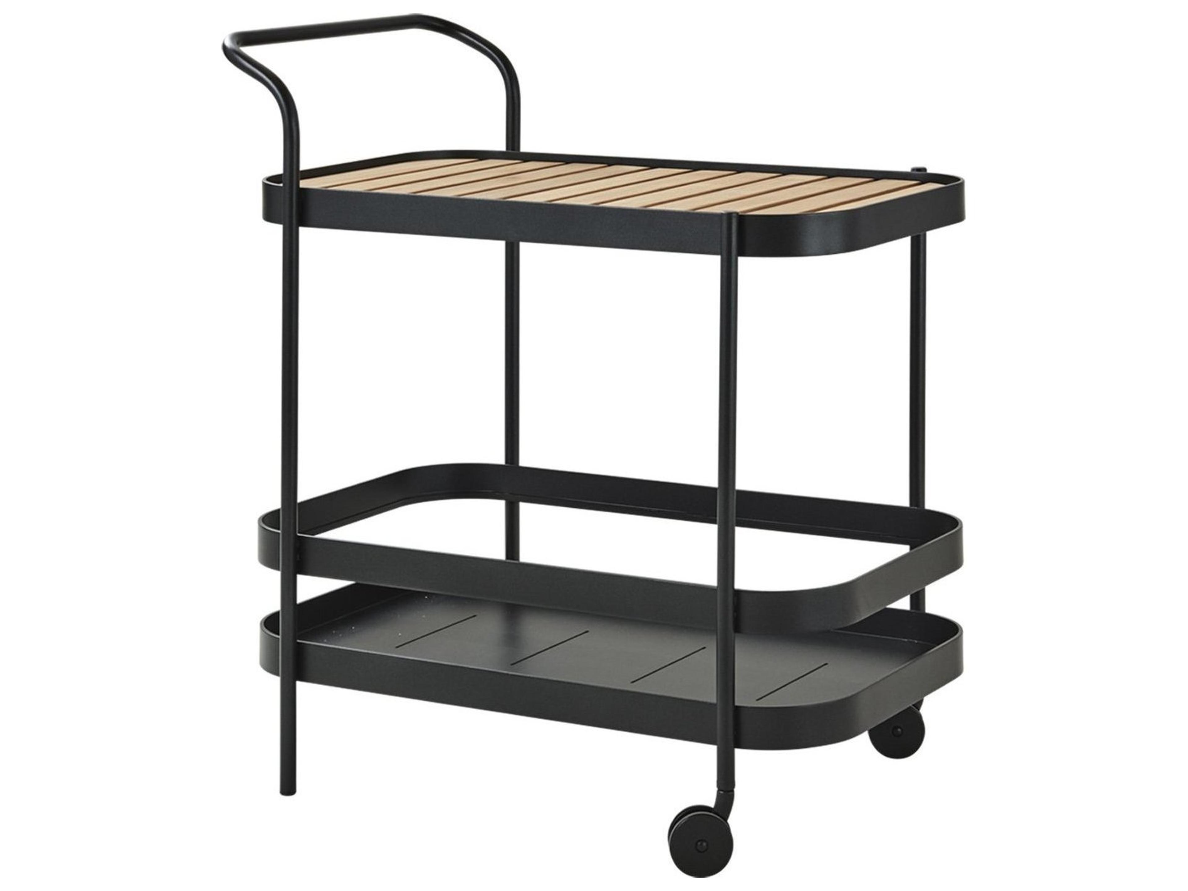 Cane Line Outdoor Roll Aluminum Bar Trolley