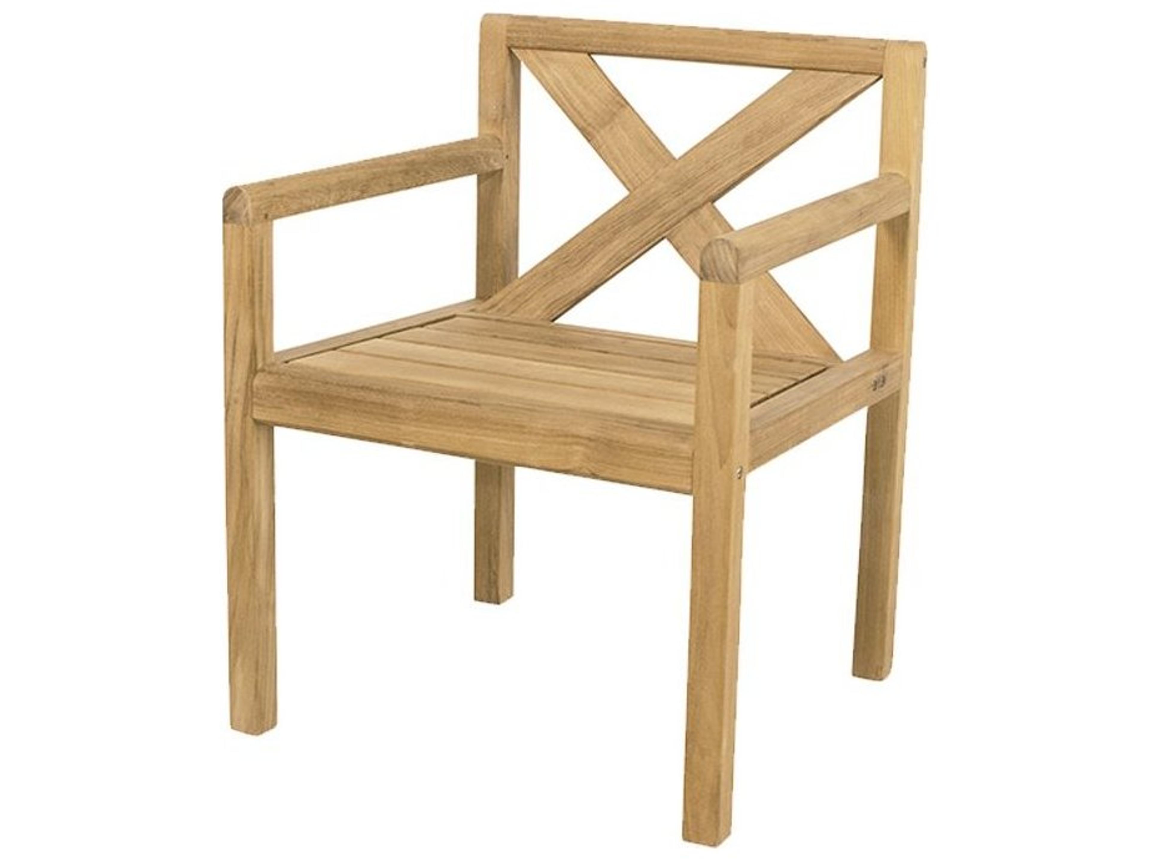 Cane Line Outdoor Grace Teak Dining Arm Chair