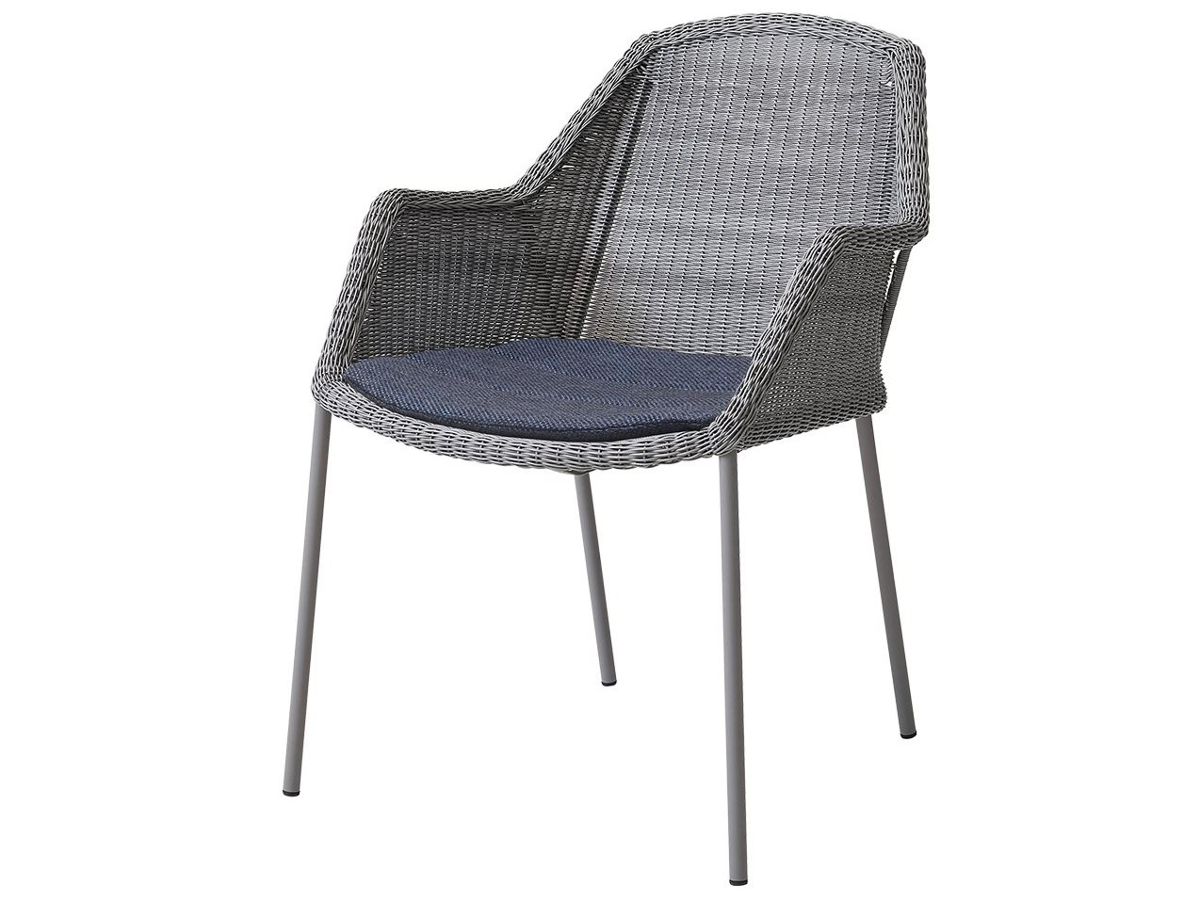 Cane Line Outdoor Breeze Aluminum Stackable Dining Arm Chair