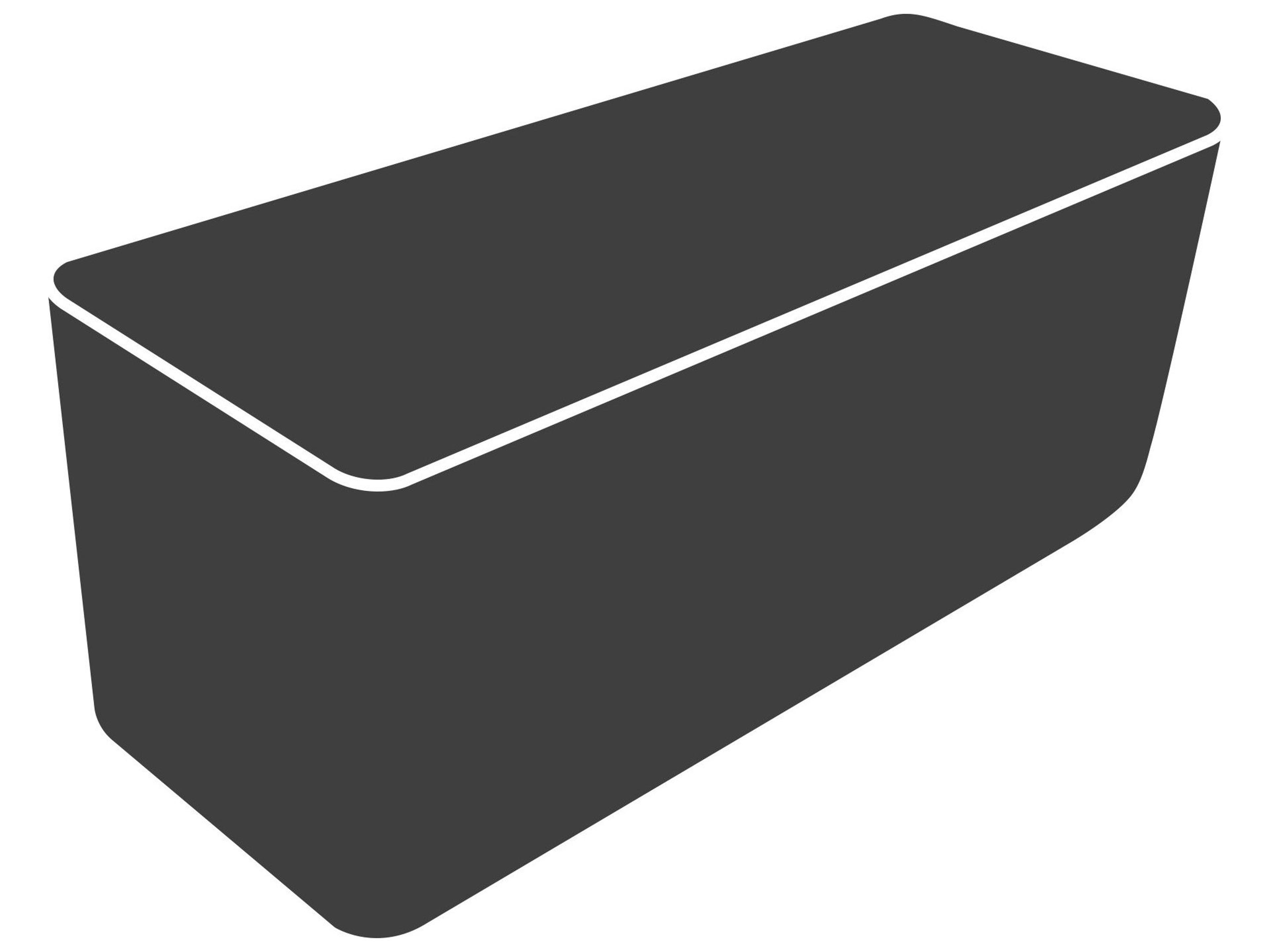 Cane Line Outdoor Drop Black Kitchen without Teak Wall