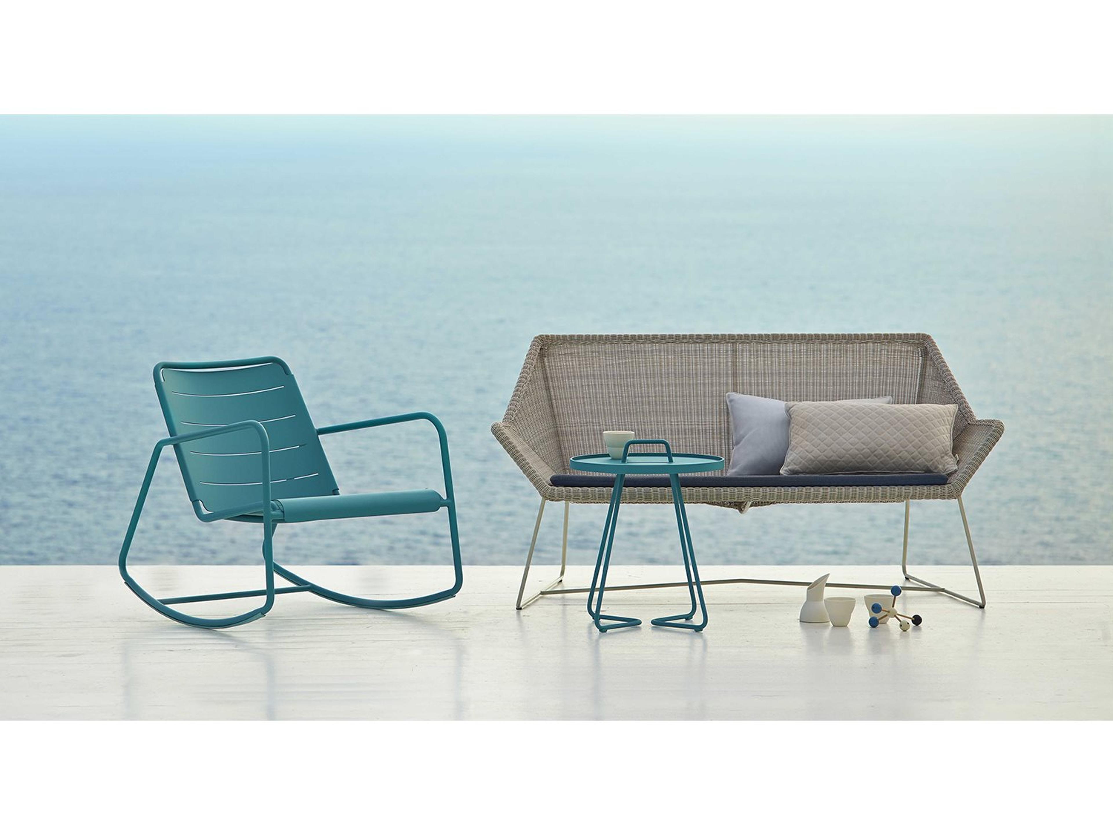 Cane Line Outdoor Breeze Aluminum Wicker Lounge Set
