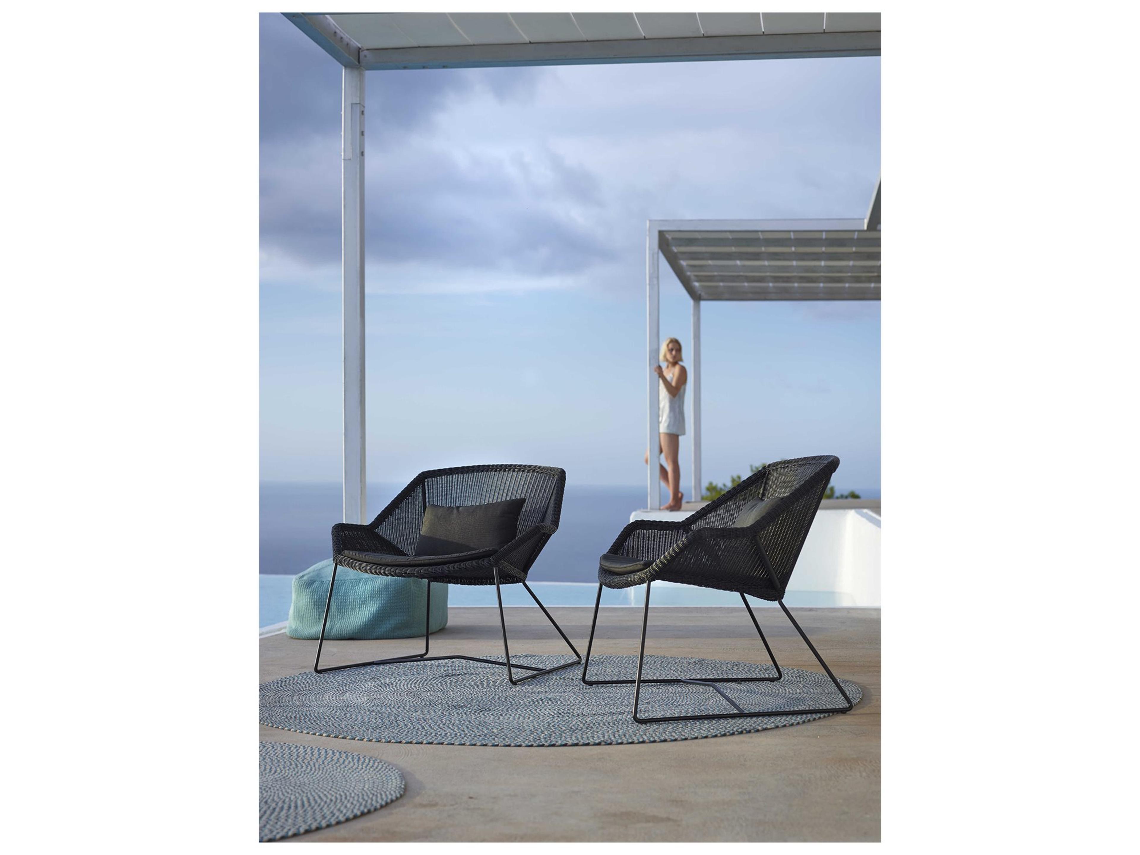 Cane Line Outdoor Breeze Aluminum Wicker Lounge Set