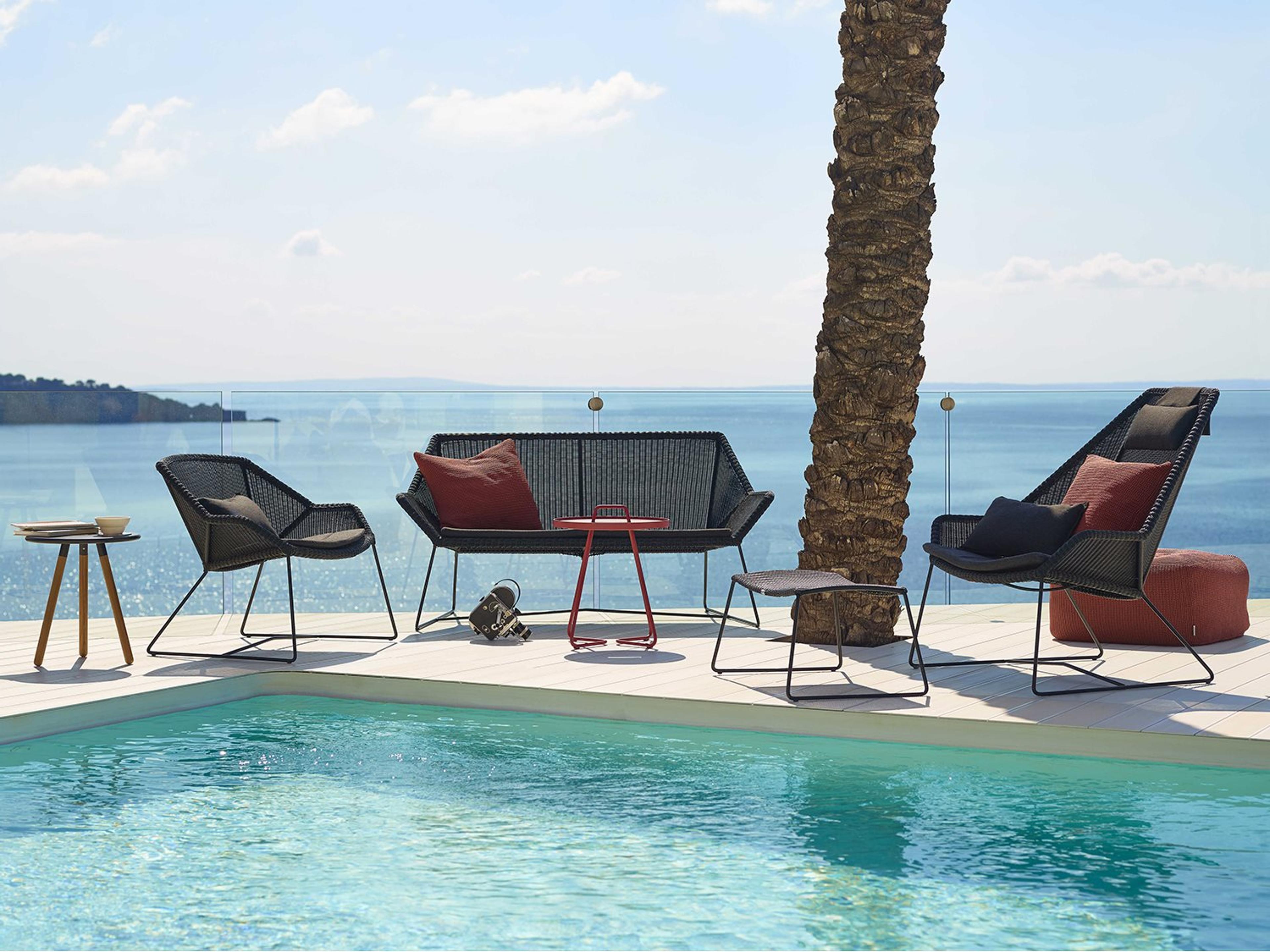 Cane Line Outdoor Breeze Aluminum Wicker Lounge Set