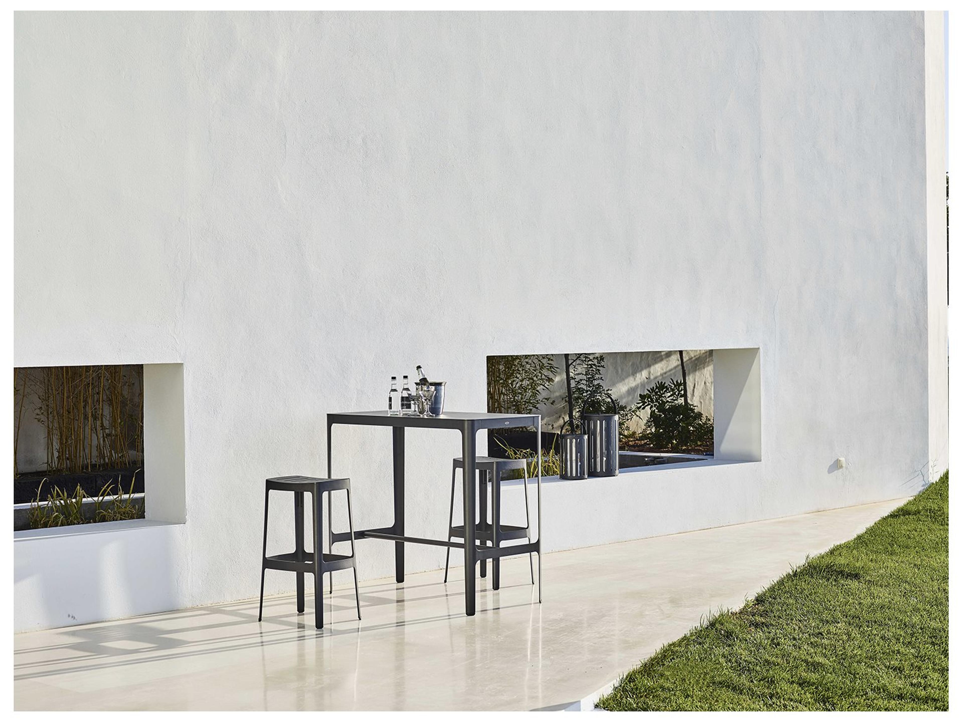 Cane Line Outdoor Cut Aluminum Bar Set