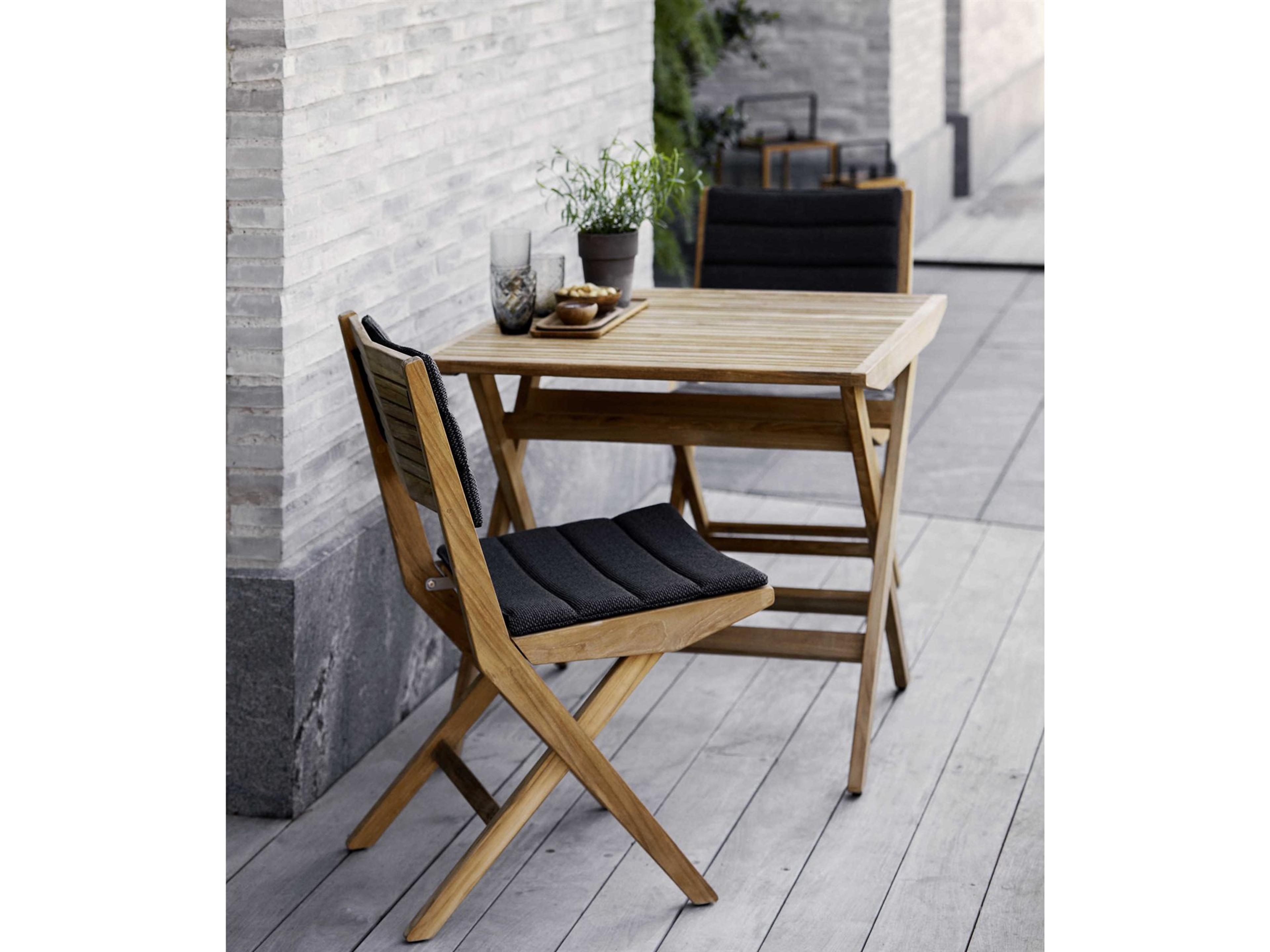 Cane Line Outdoor Flip Teak Dining Set