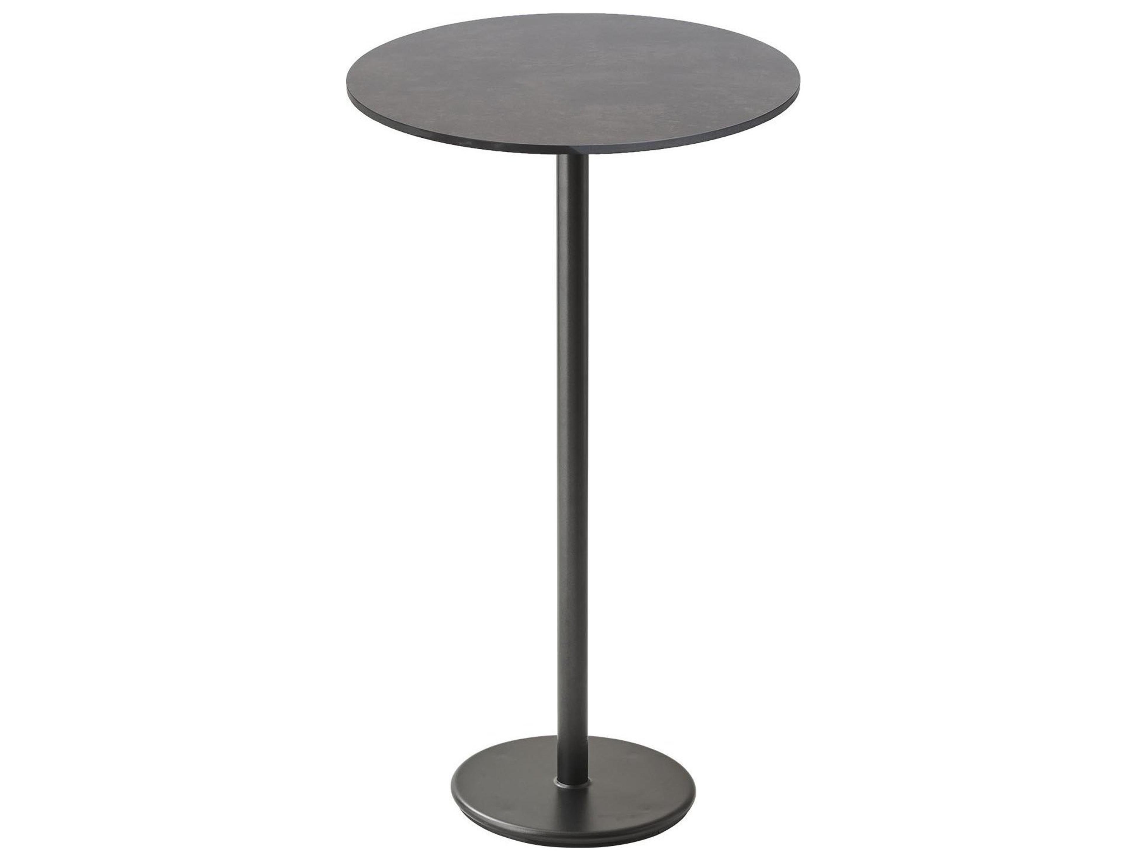 Cane Line Outdoor Go Aluminum Round Bar Table