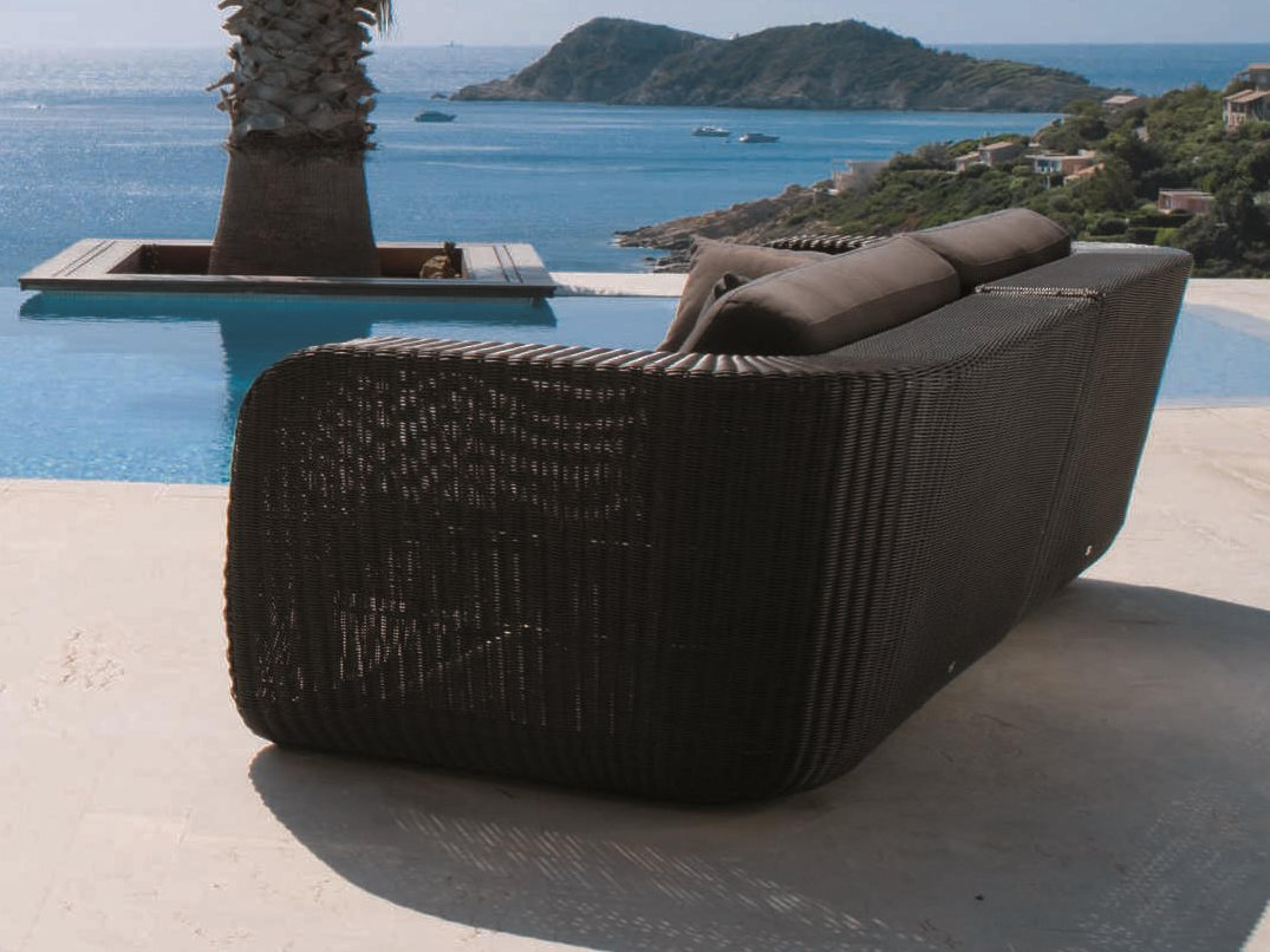 Cane Line Outdoor Savannah Wicker Sectional Lounge Set