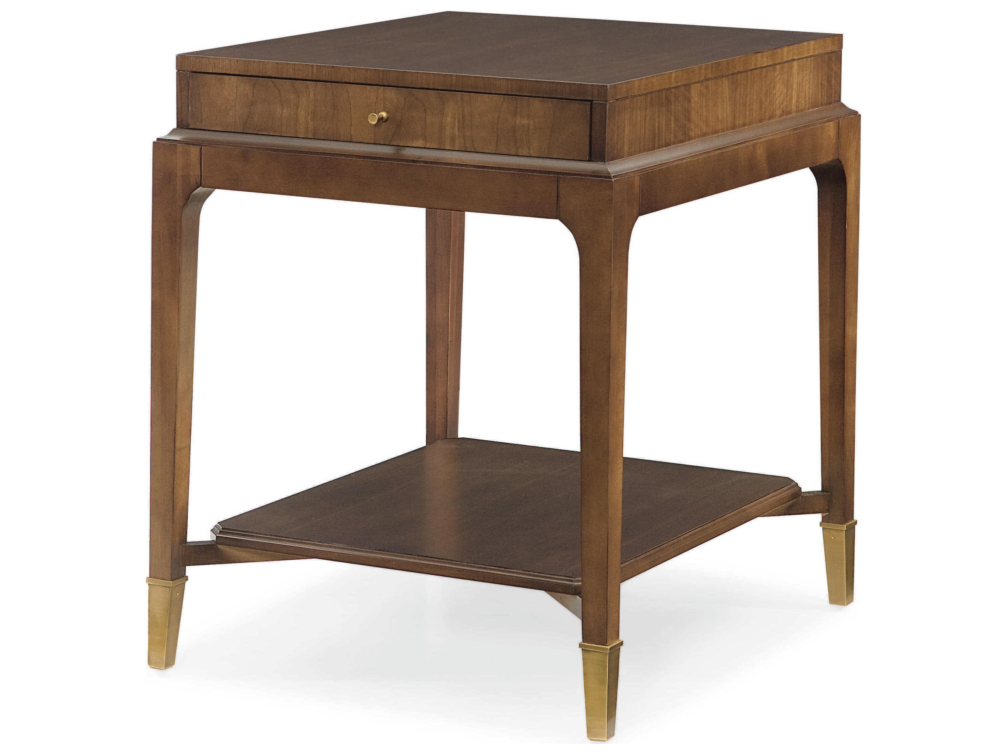 Century Furniture Bridgeton Rectangular Wood End Table