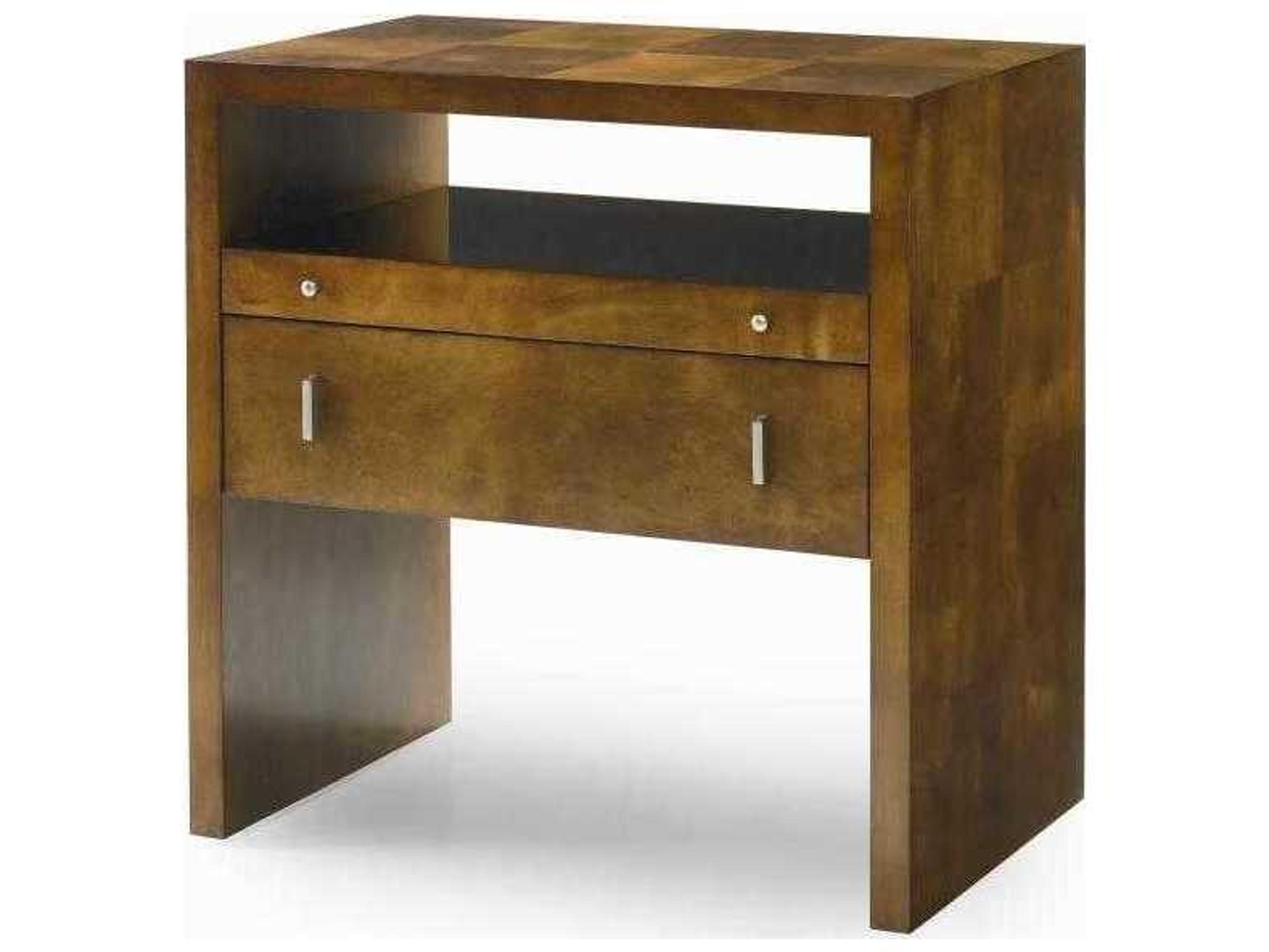 Century Furniture Omni 1-Drawer Brown Maple Wood Nightstand