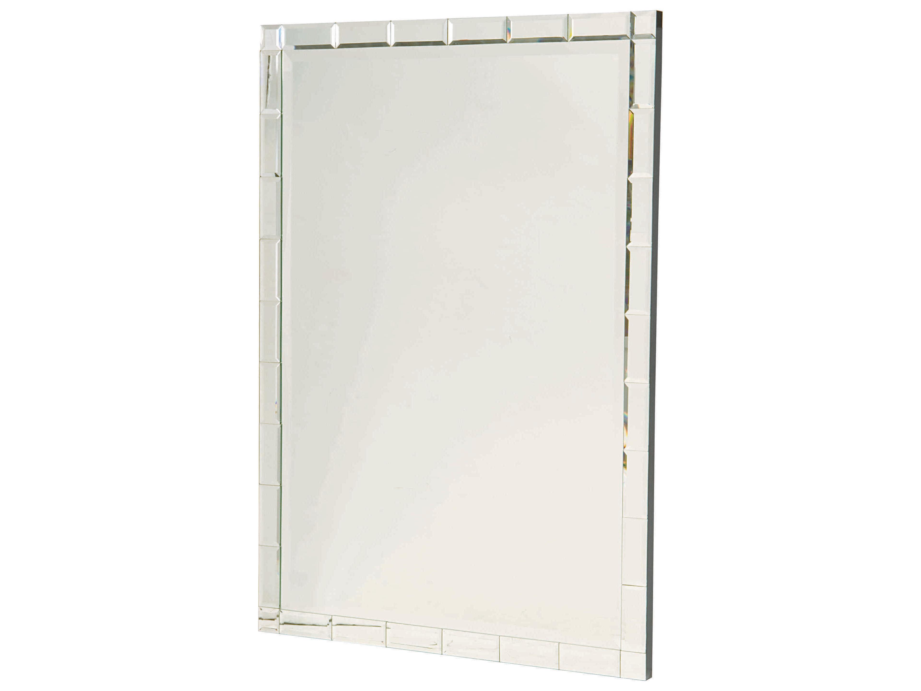 Century Furniture New Traditional And Metro Luxe Beveled Mirror Rectangular Wall Mirror