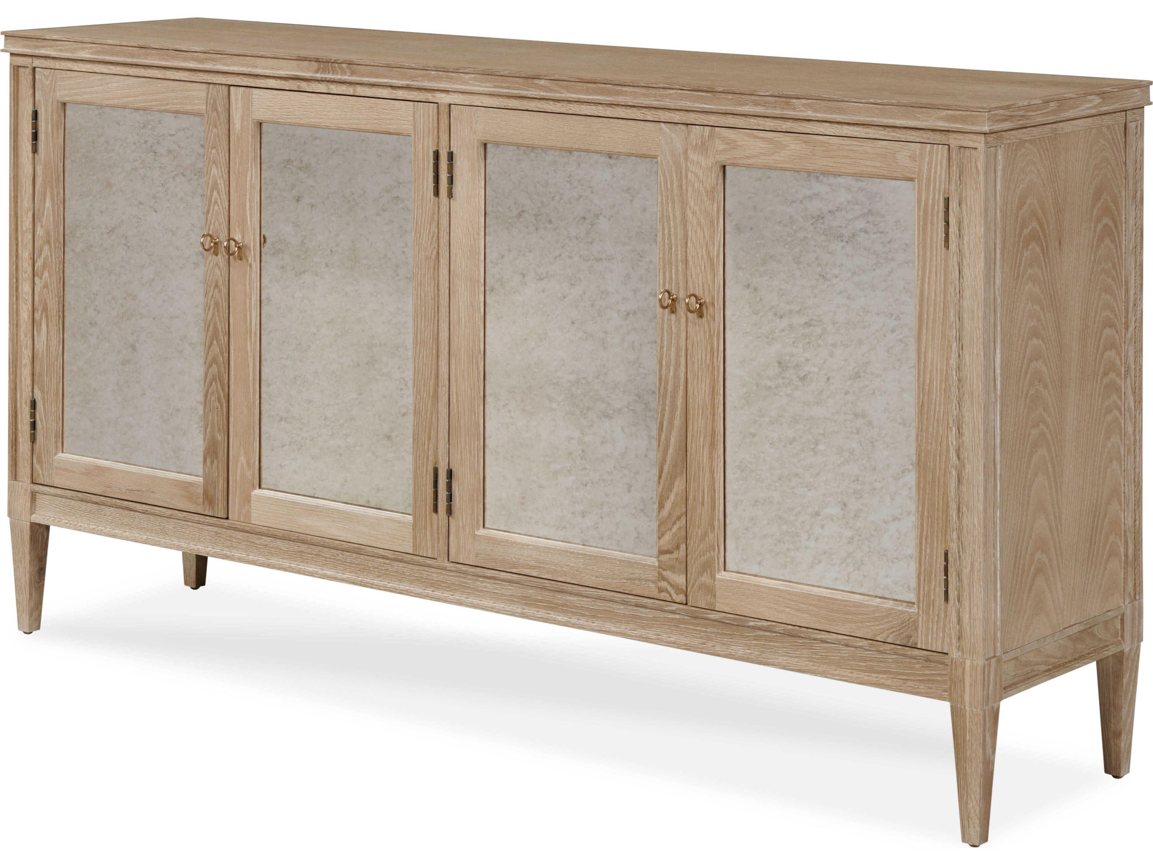 Century Furniture Maison-47 66" Oak Wood Blonde Cerused Sideboard