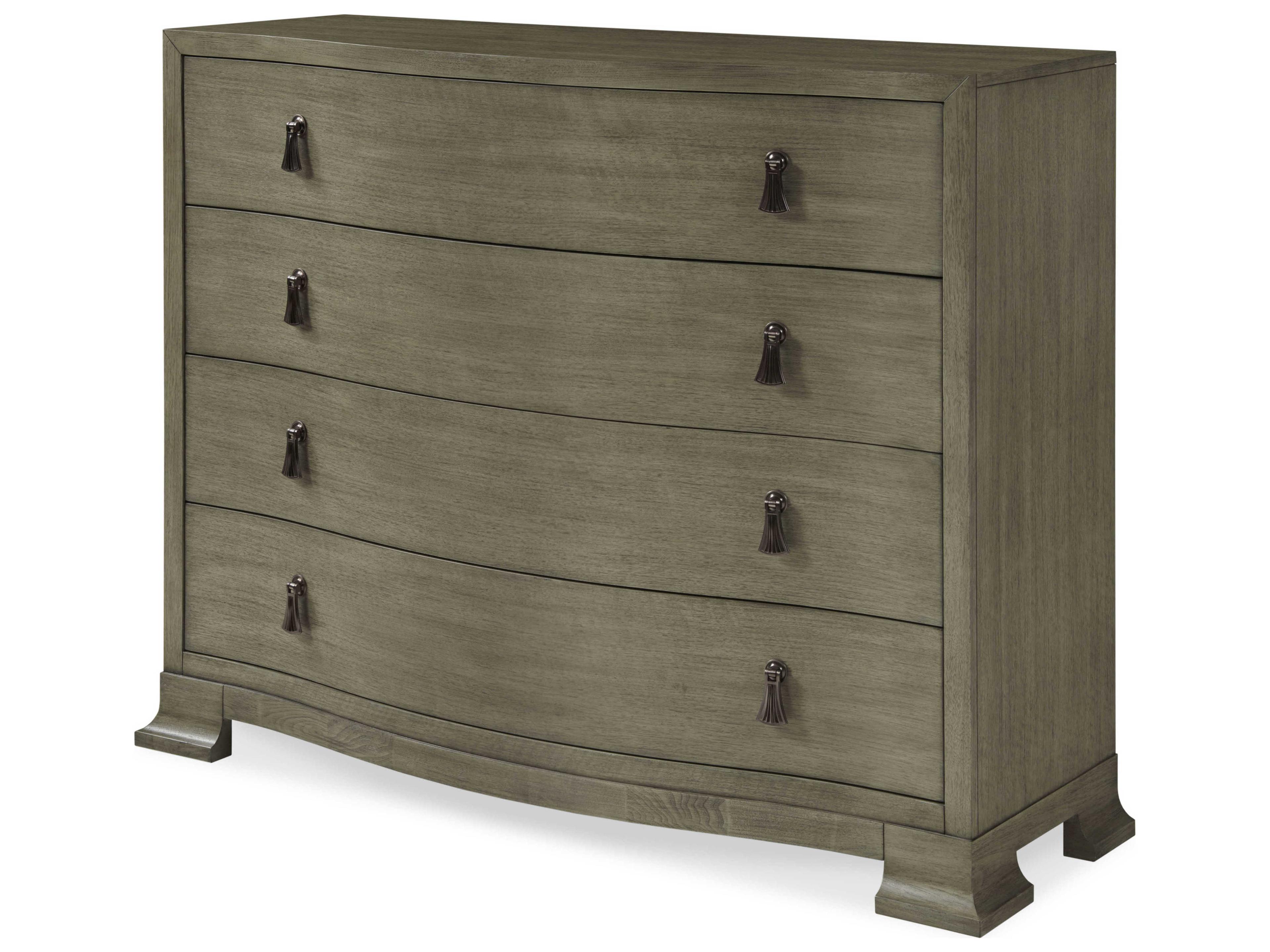Century Furniture Citation Greige Gray Walnut Wood Accent Chest
