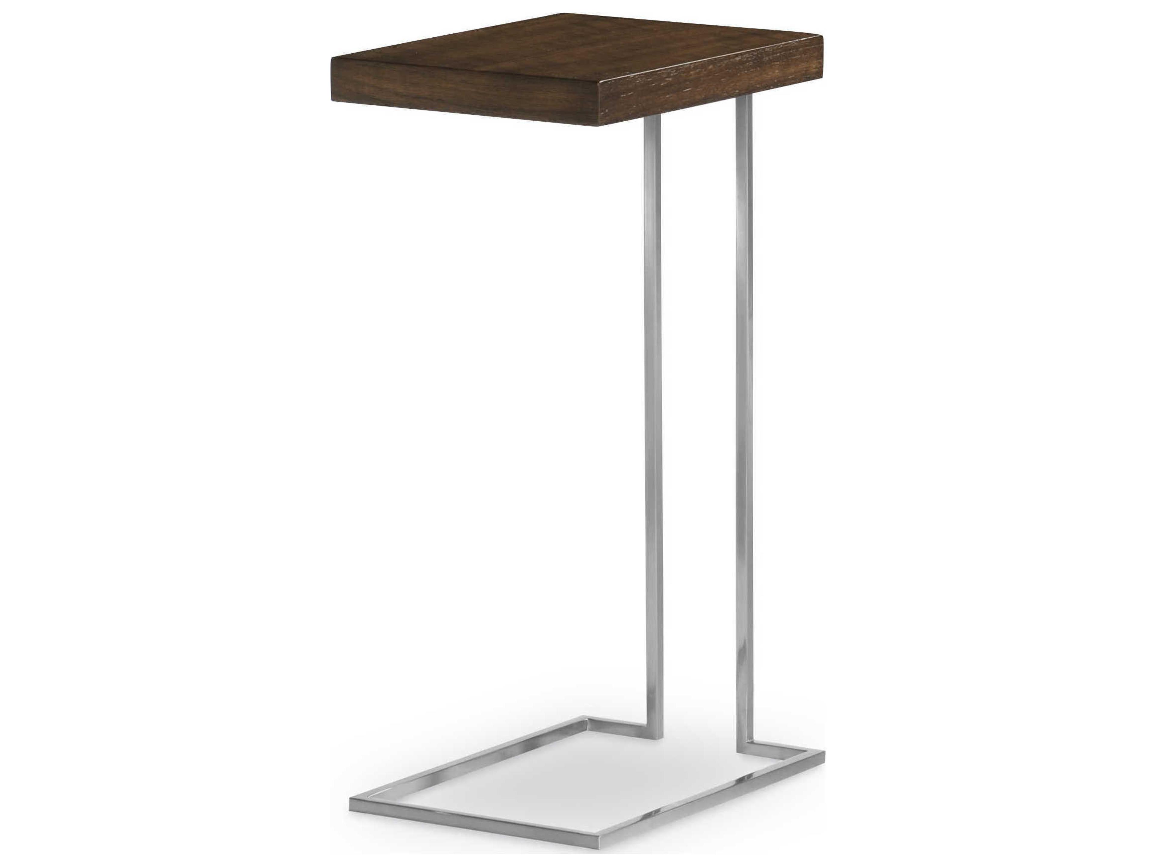 Century Furniture Citation Harkin Pull Up Rectangular Wood Brunette End Table